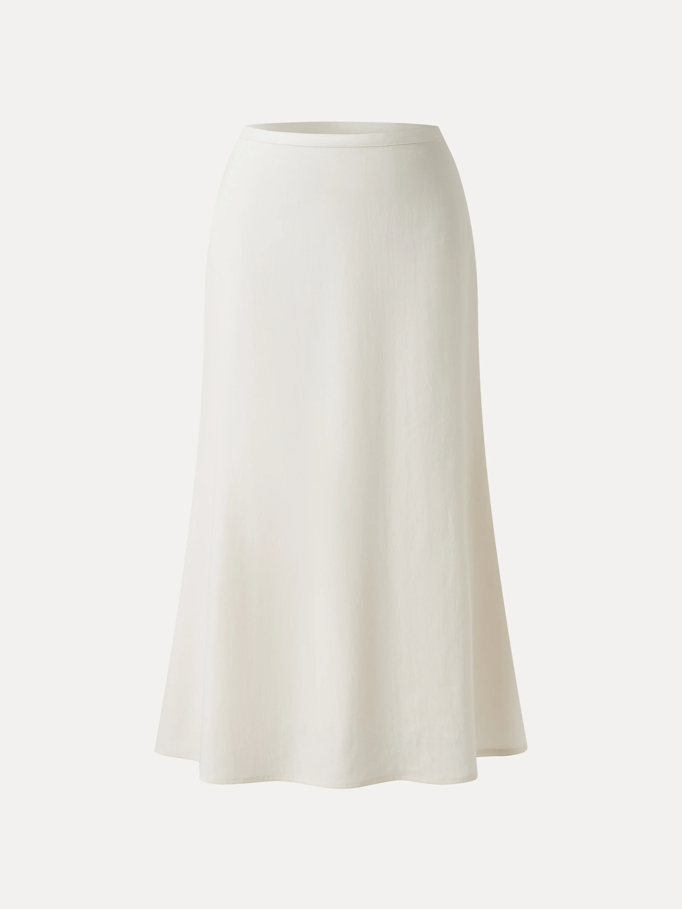 Lyocell-Linen Blend Maxi Flared Pull-On Skirt - Image 10