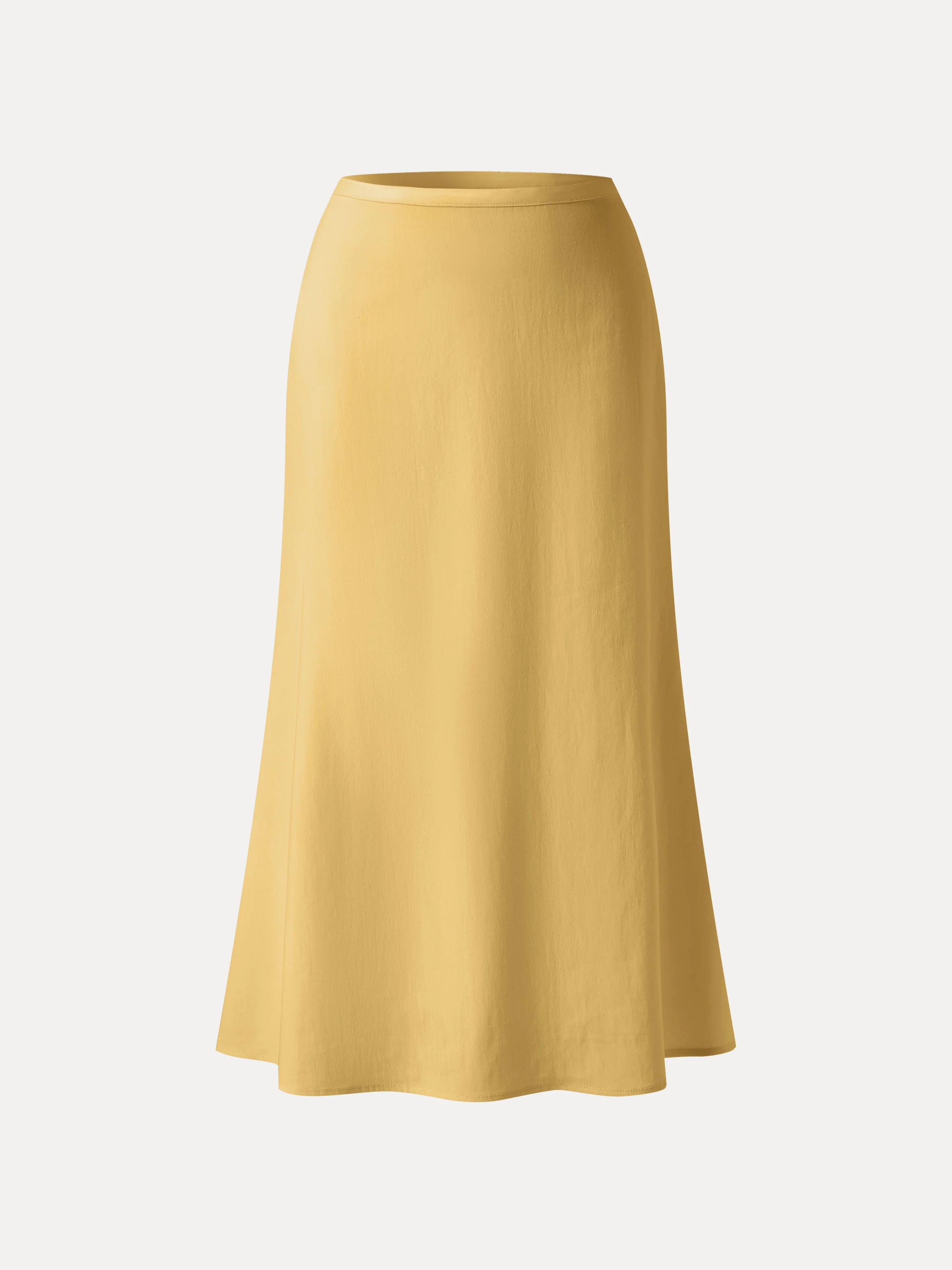 Lyocell-Linen Blend Maxi Flared Pull-On Skirt - Image 12