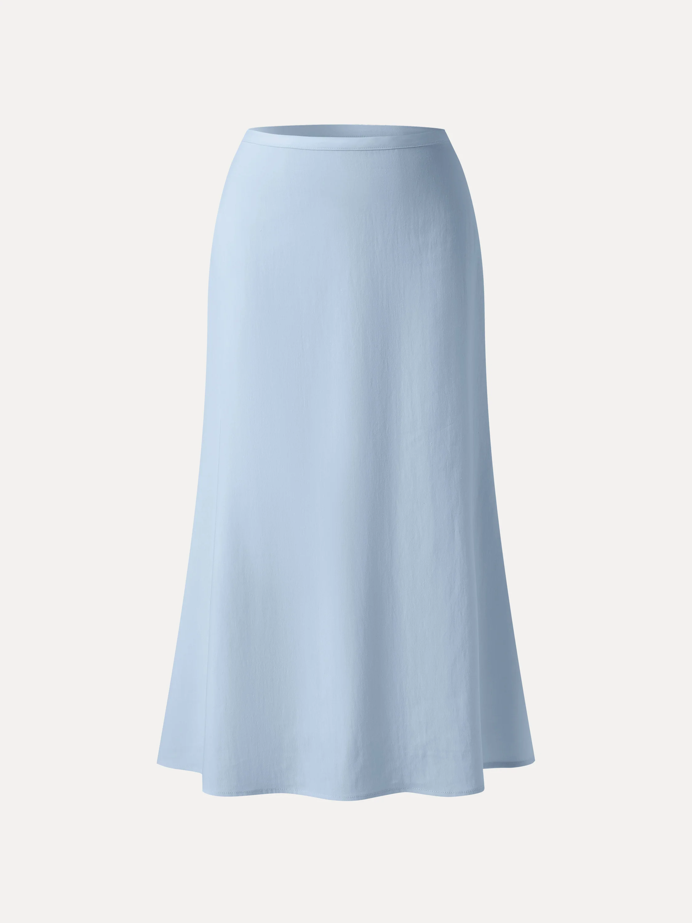Lyocell-Linen Blend Maxi Flared Pull-On Skirt - Image 13