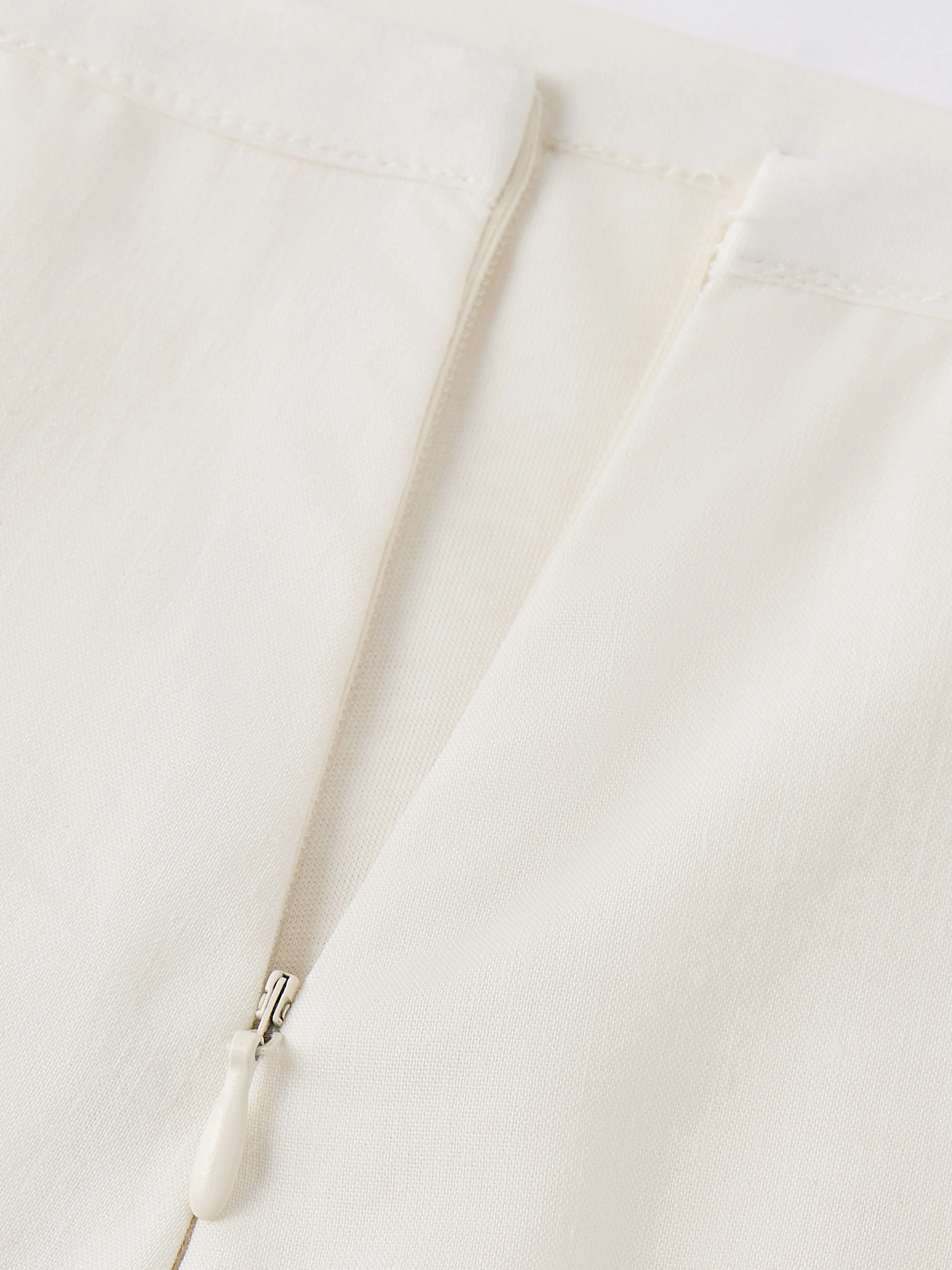 Lyocell-Linen Blend Maxi Flared Pull-On Skirt - Image 6