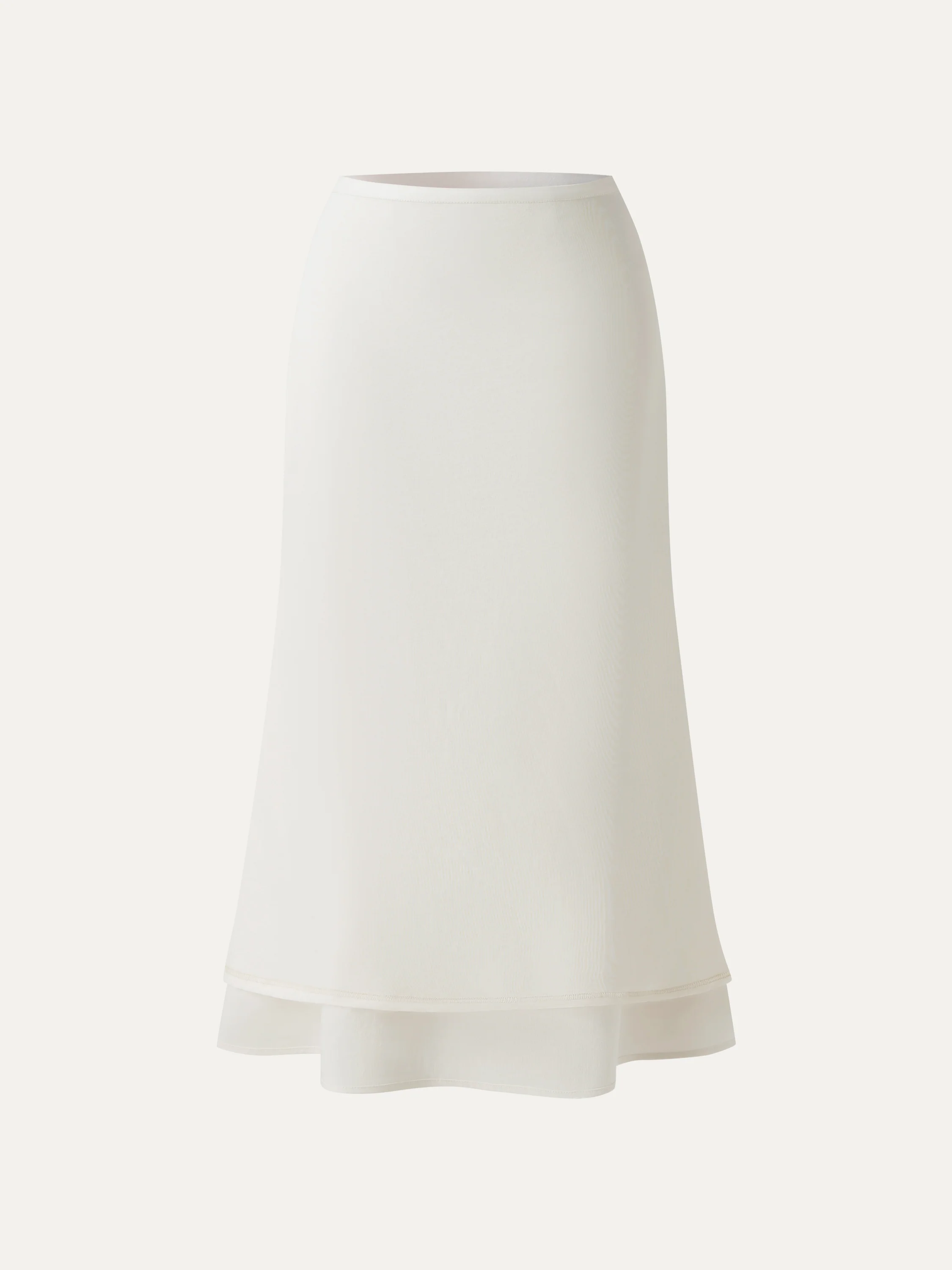 Lyocell-Linen Blend Maxi Flared Pull-On Skirt - Image 8