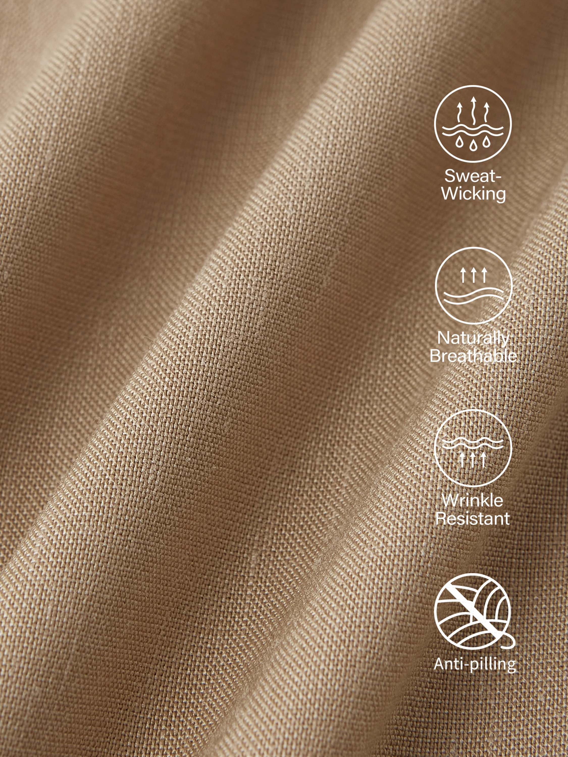 Lyocell-Linen Tailored Shorts with Pockets - Image 10