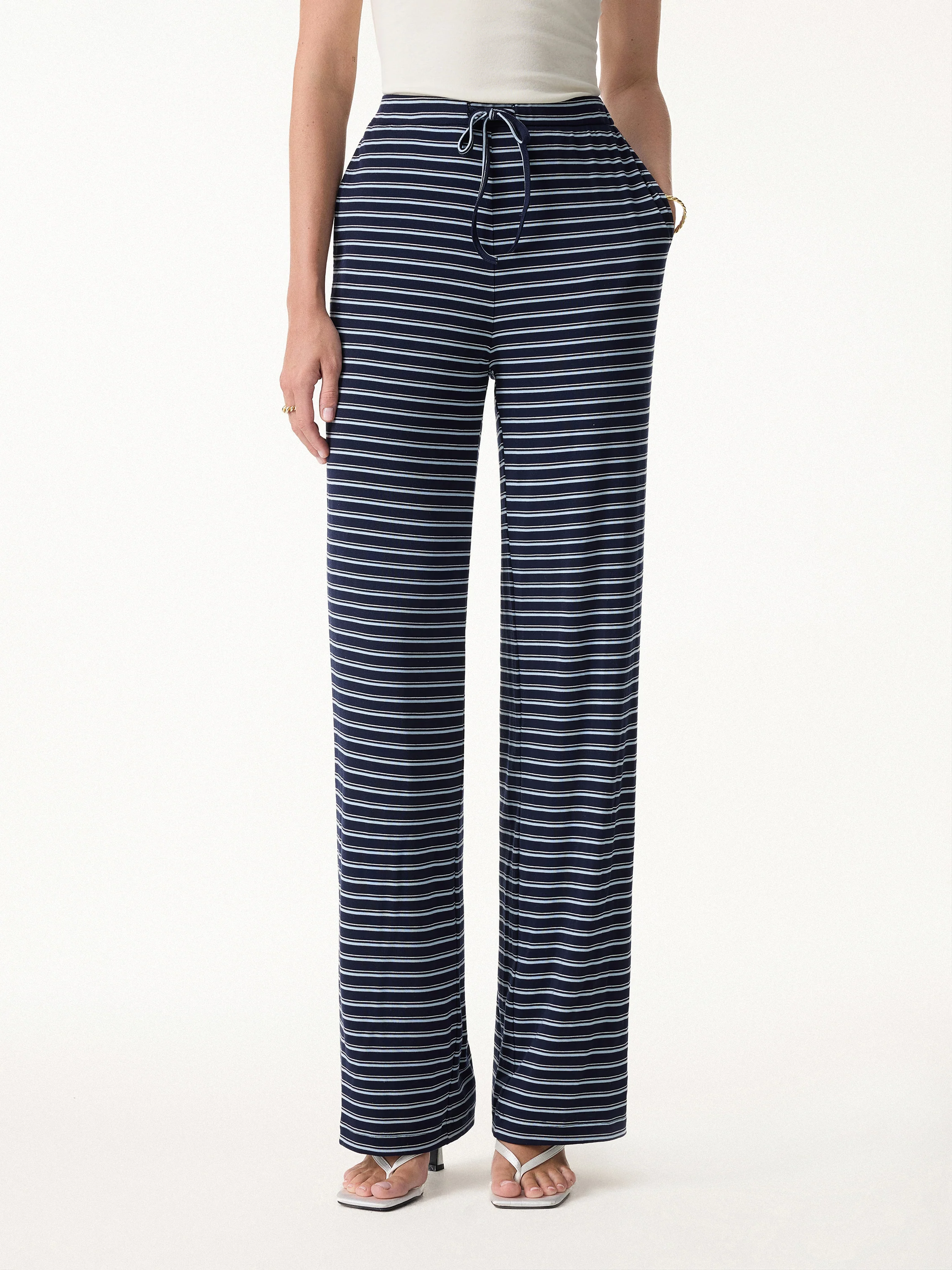 Lyocell Striped The Weekend Pant - Image 5