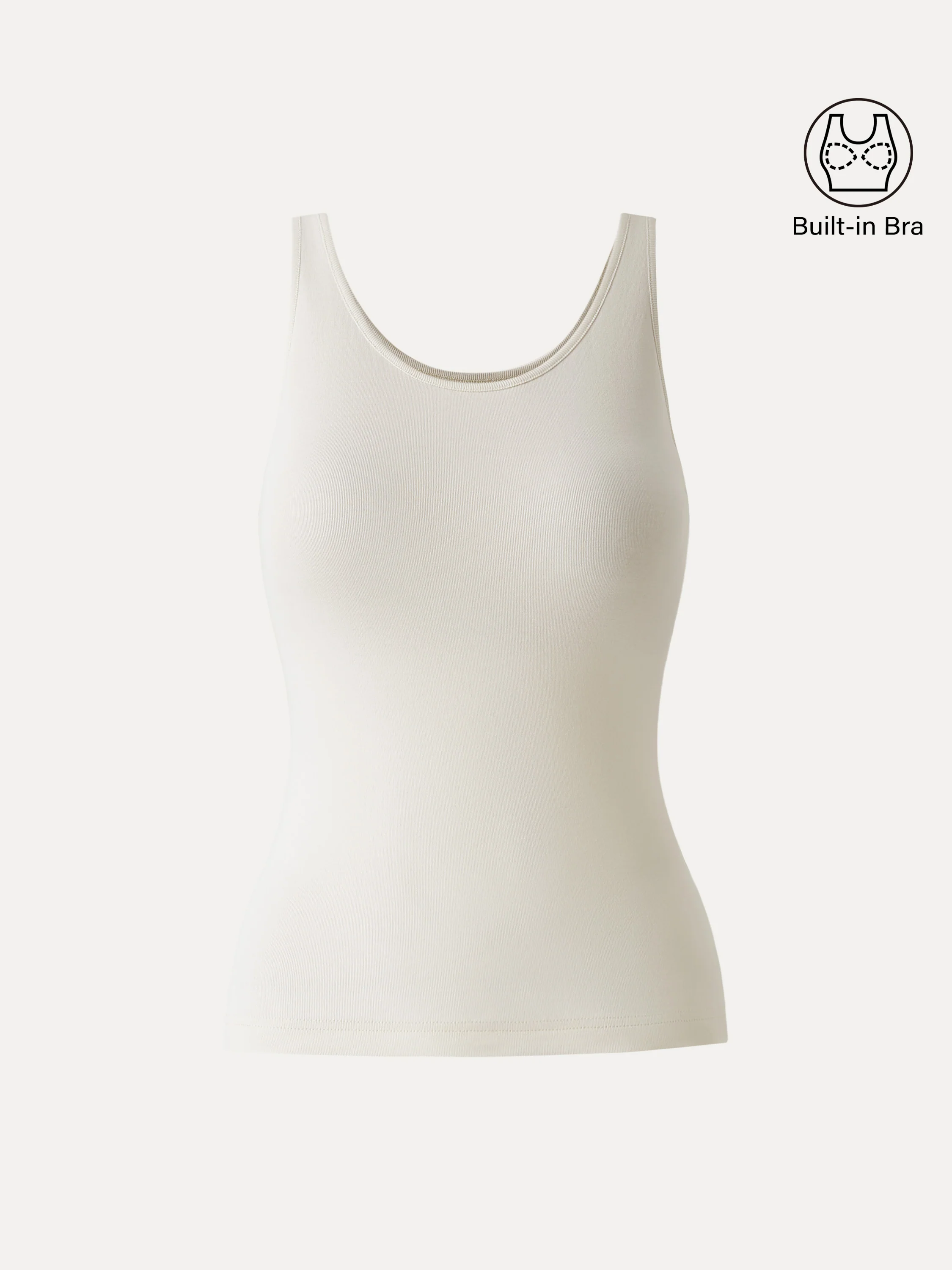 Lyocell U-Neck Bra Tank - Image 15