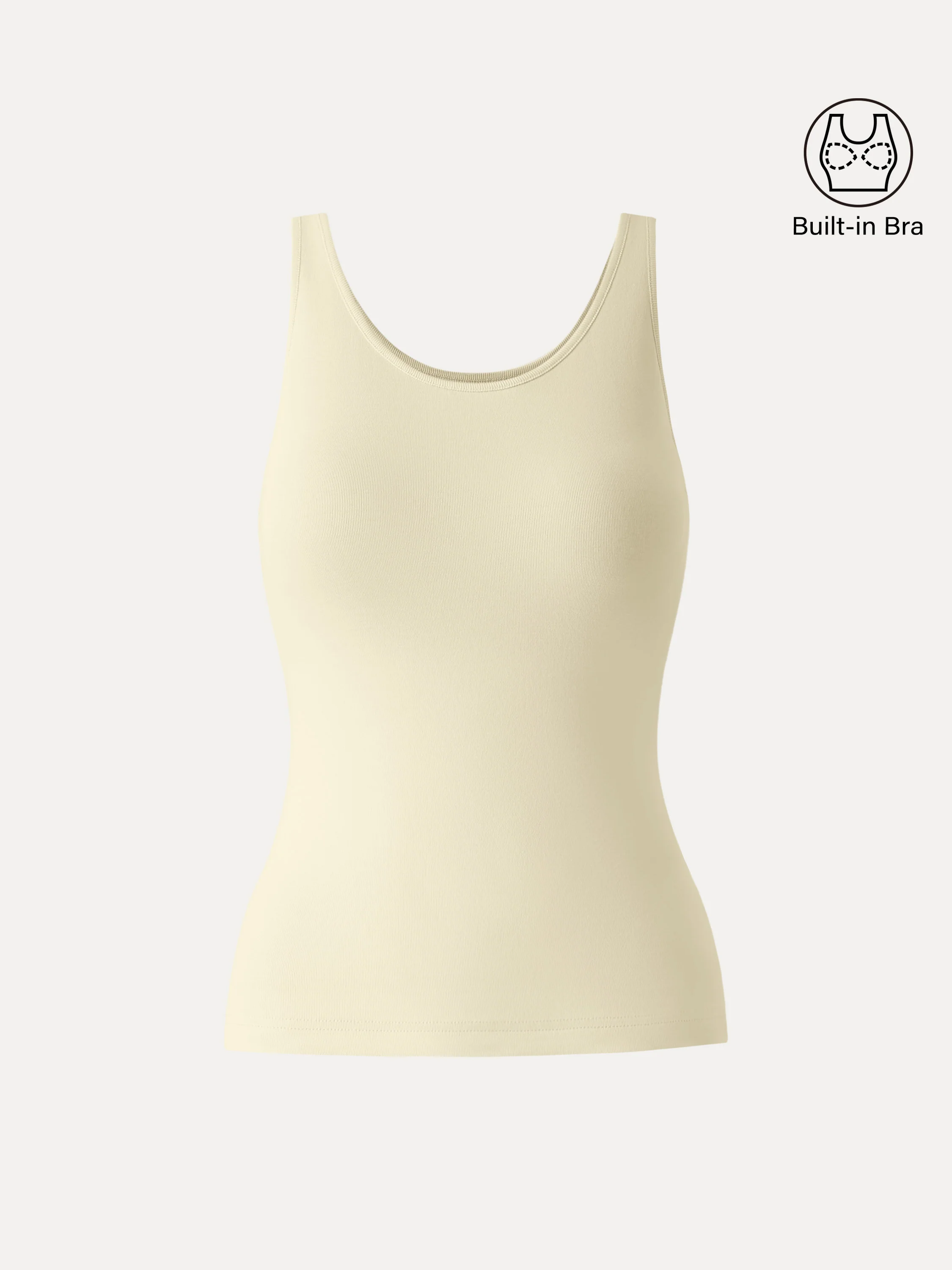 Lyocell U-Neck Bra Tank - Image 16