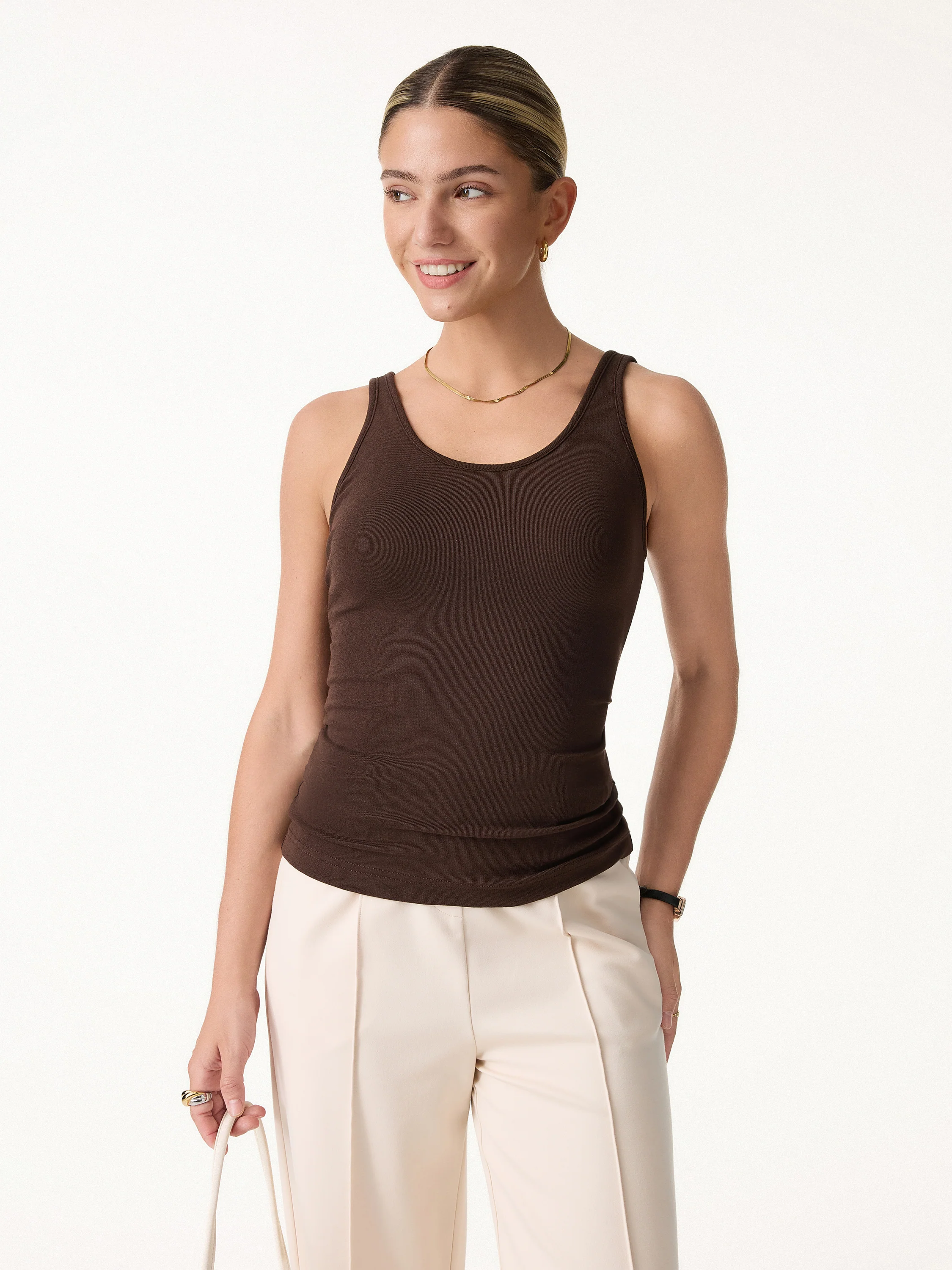 Lyocell U-Neck Bra Tank - Image 17