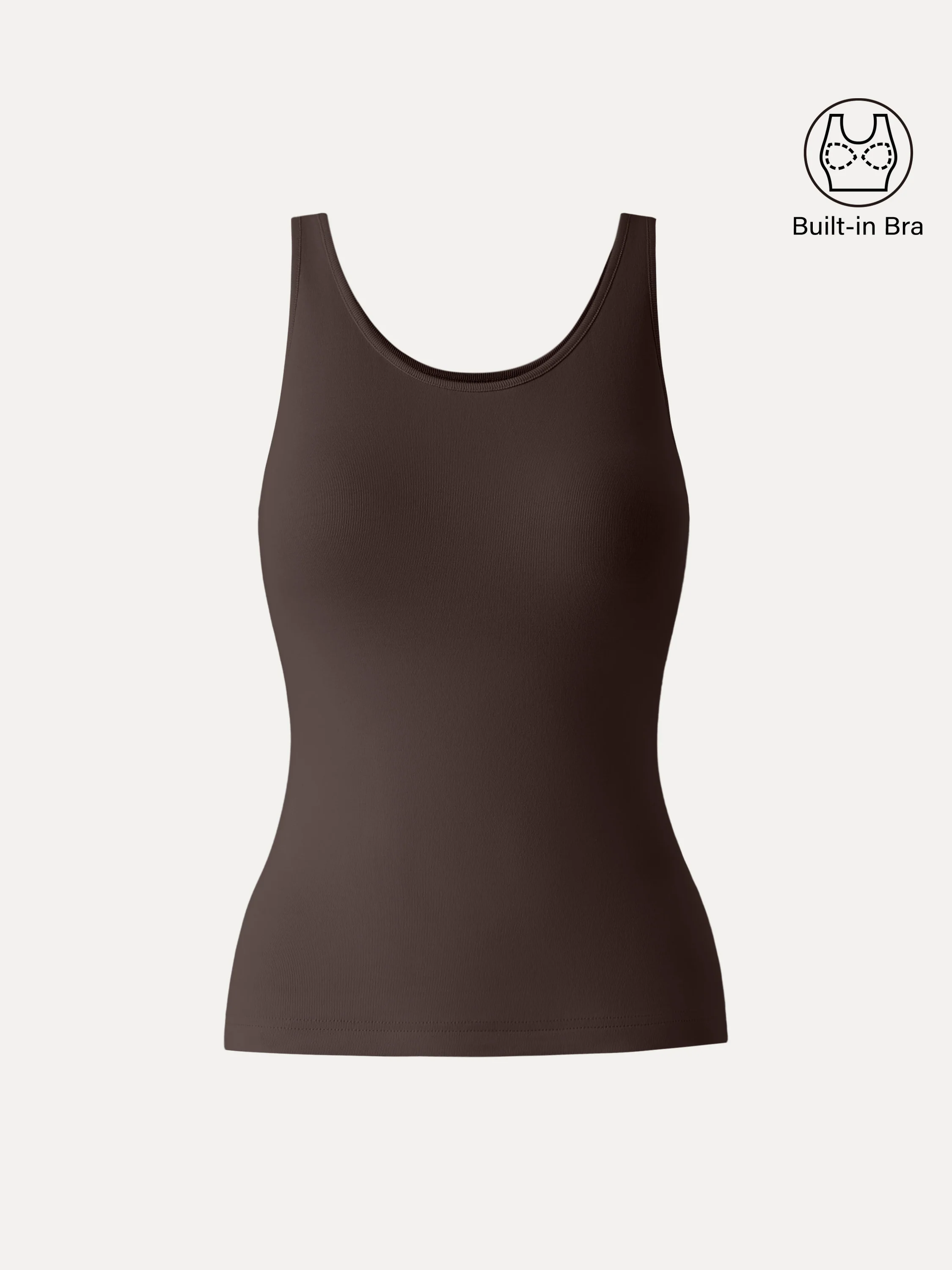 Lyocell U-Neck Bra Tank - Image 19