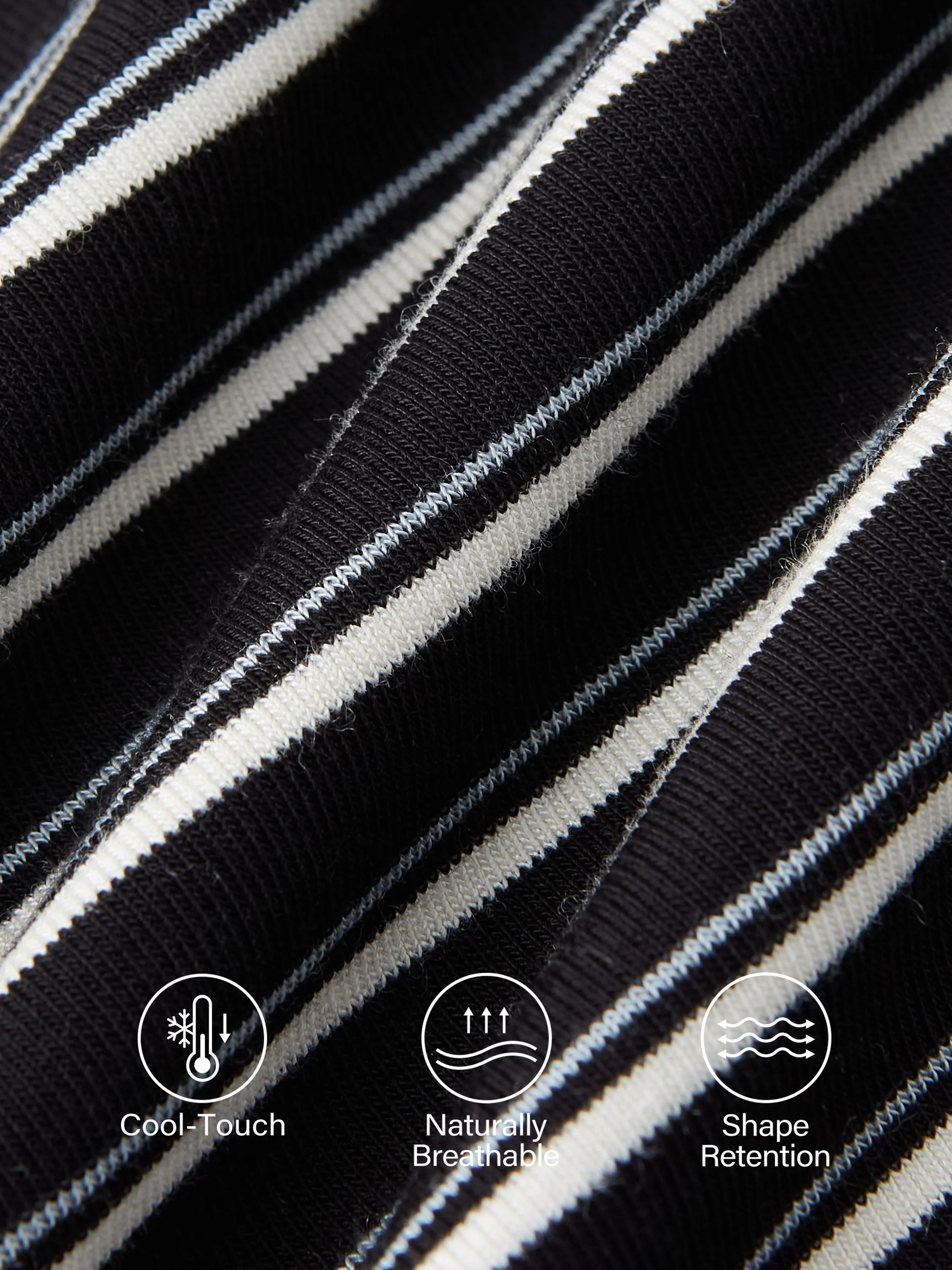 Lyocell-Wool Striped Open Back A-Line Mini Bra Dress - Image 9