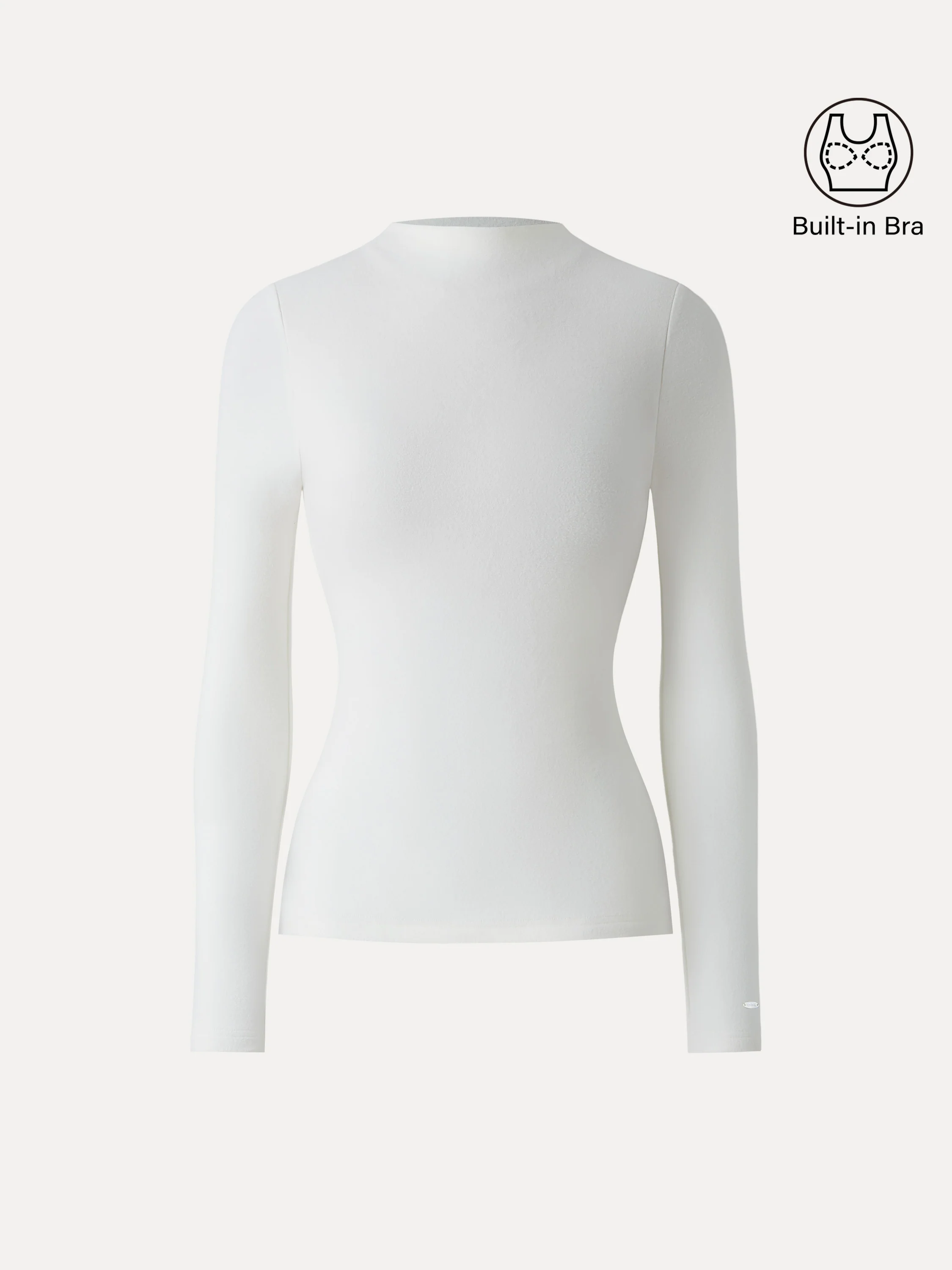 MaxWarm Brushed Mockneck Long Sleeve Bra Top - Image 10