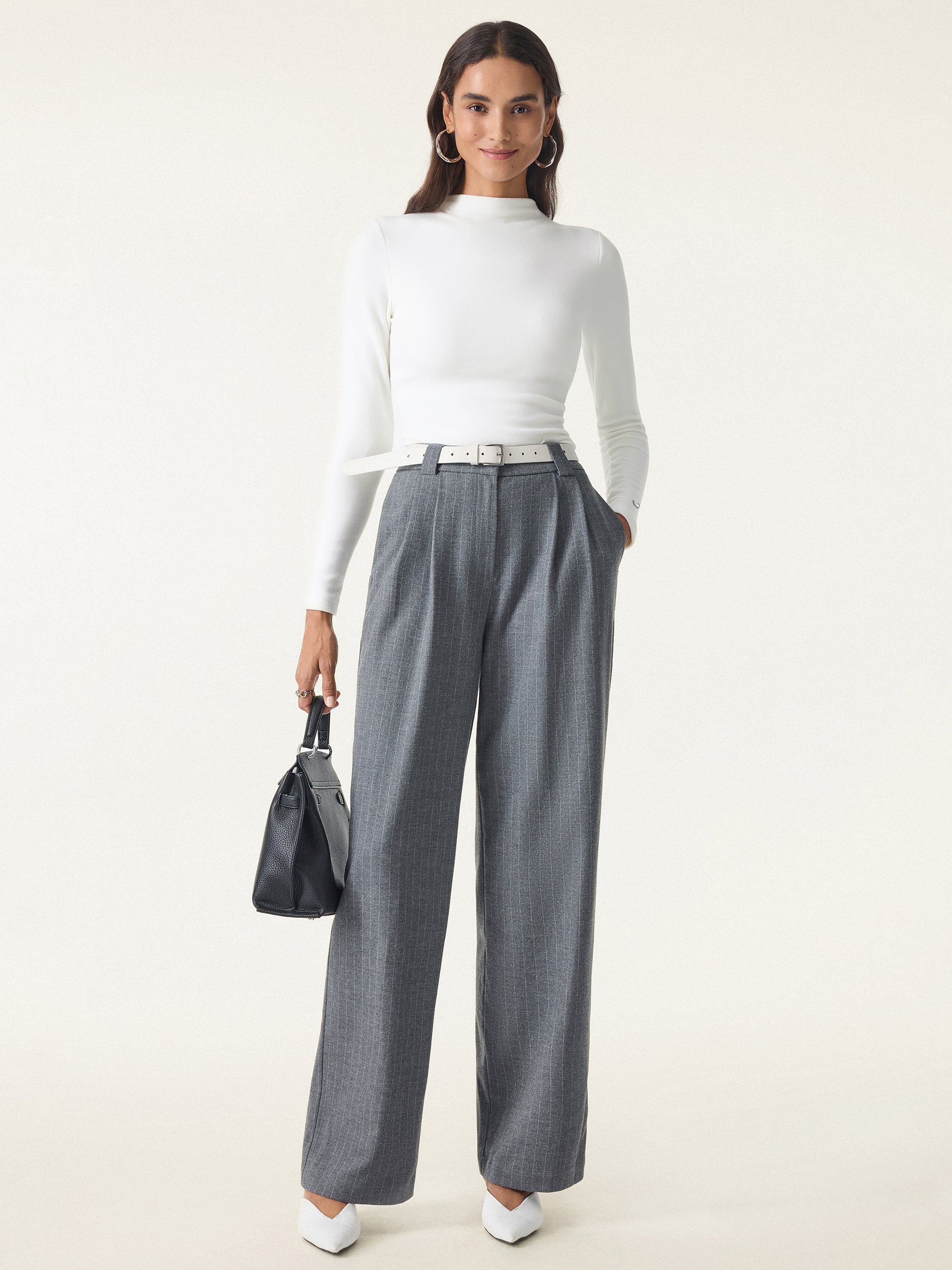 MaxWarm Brushed Mockneck Long Sleeve Bra Top - Image 3