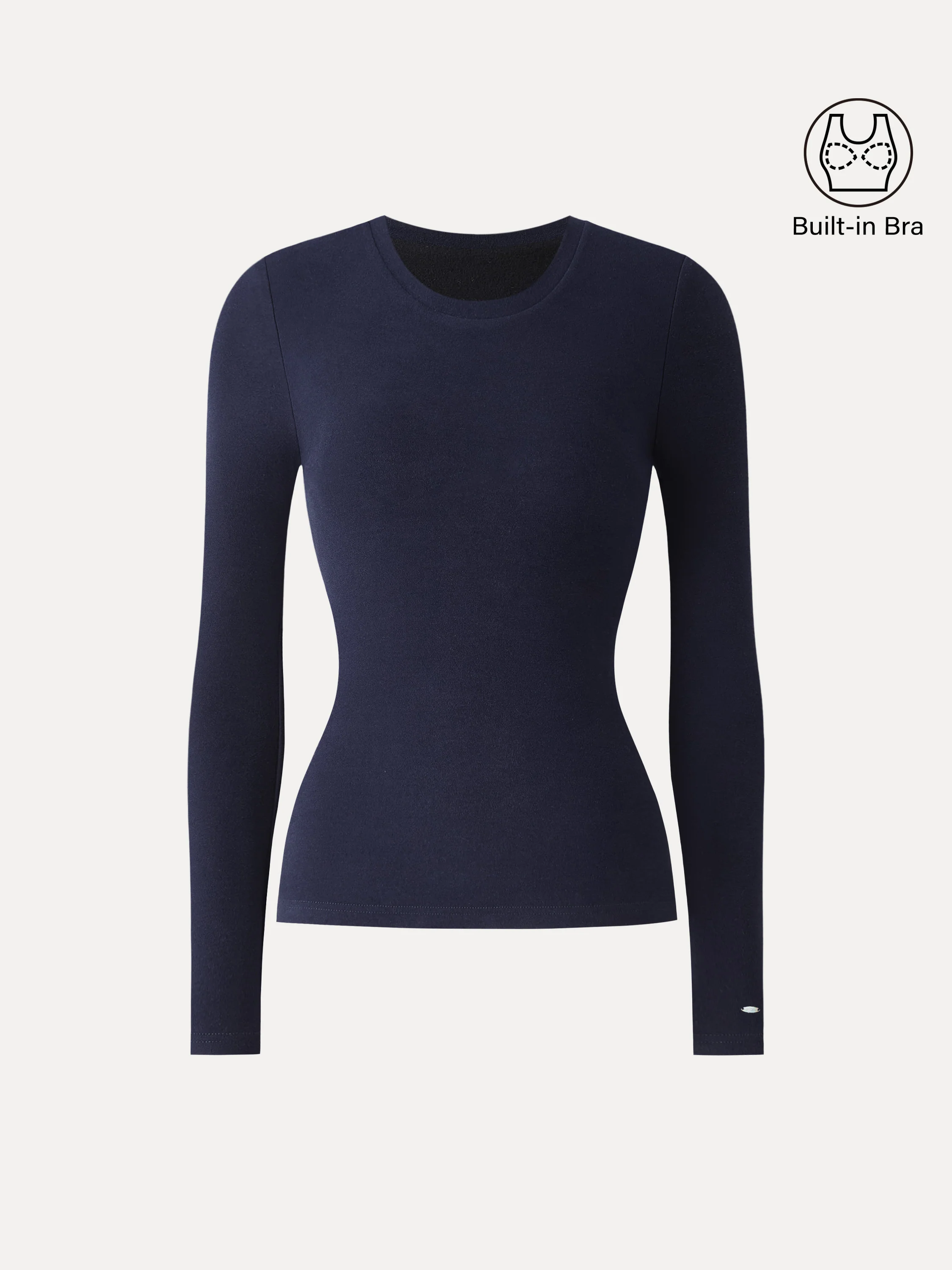 MaxWarm Crewneck Long Sleeve Bra Top - Image 10