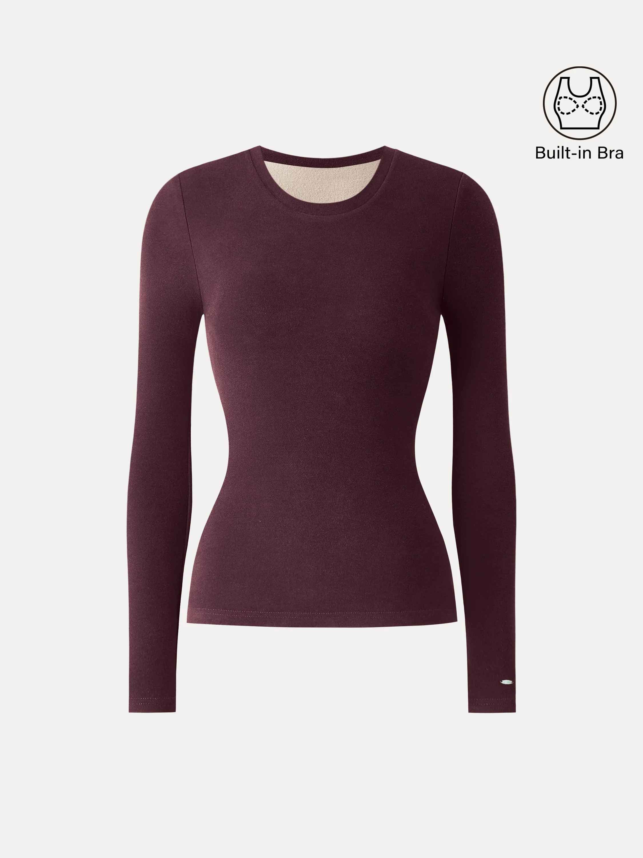 MaxWarm Crewneck Long Sleeve Bra Top - Image 13