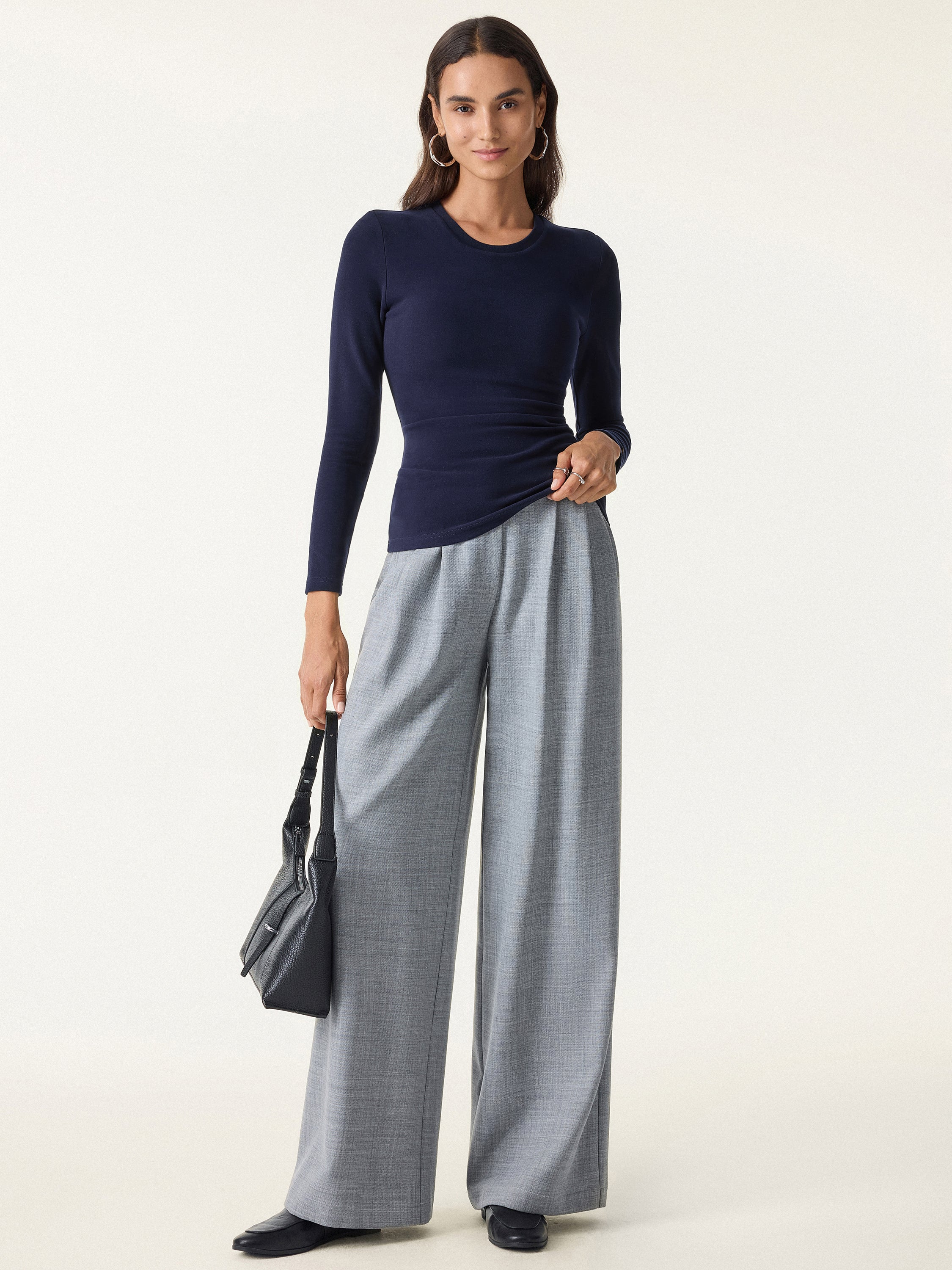 MaxWarm Crewneck Long Sleeve Bra Top - Image 3