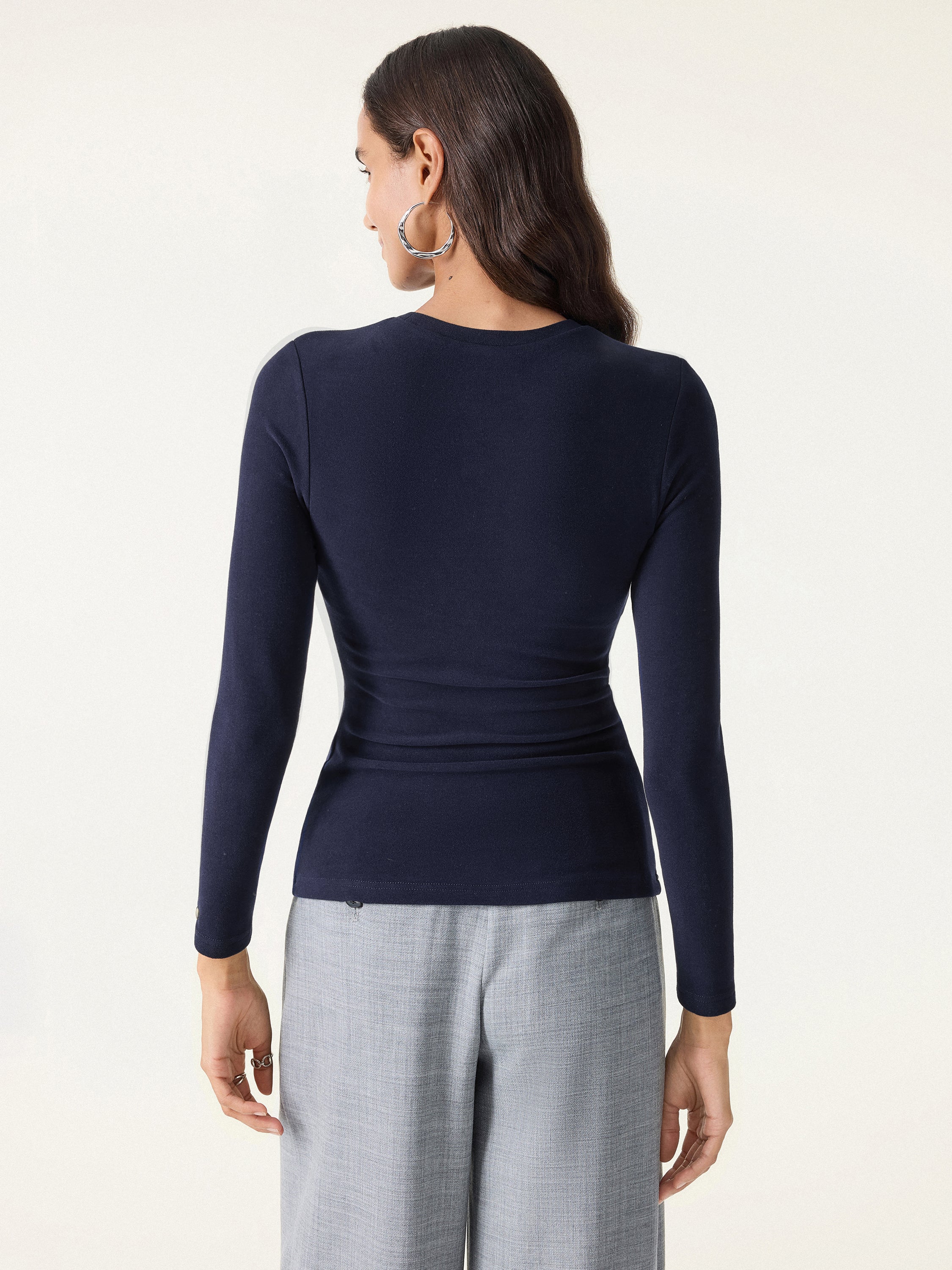 MaxWarm Crewneck Long Sleeve Bra Top - Image 7