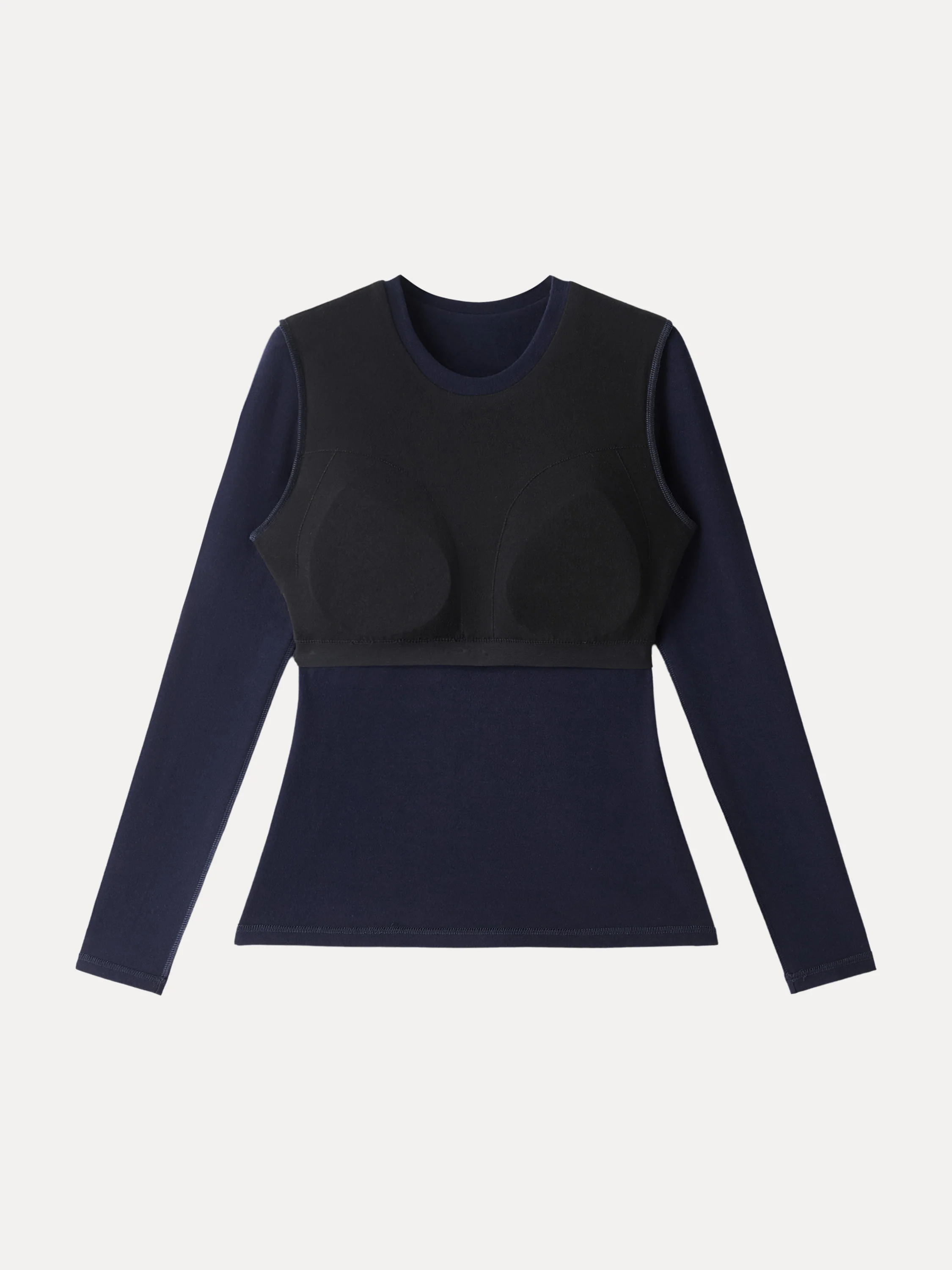 MaxWarm Crewneck Long Sleeve Bra Top - Image 8