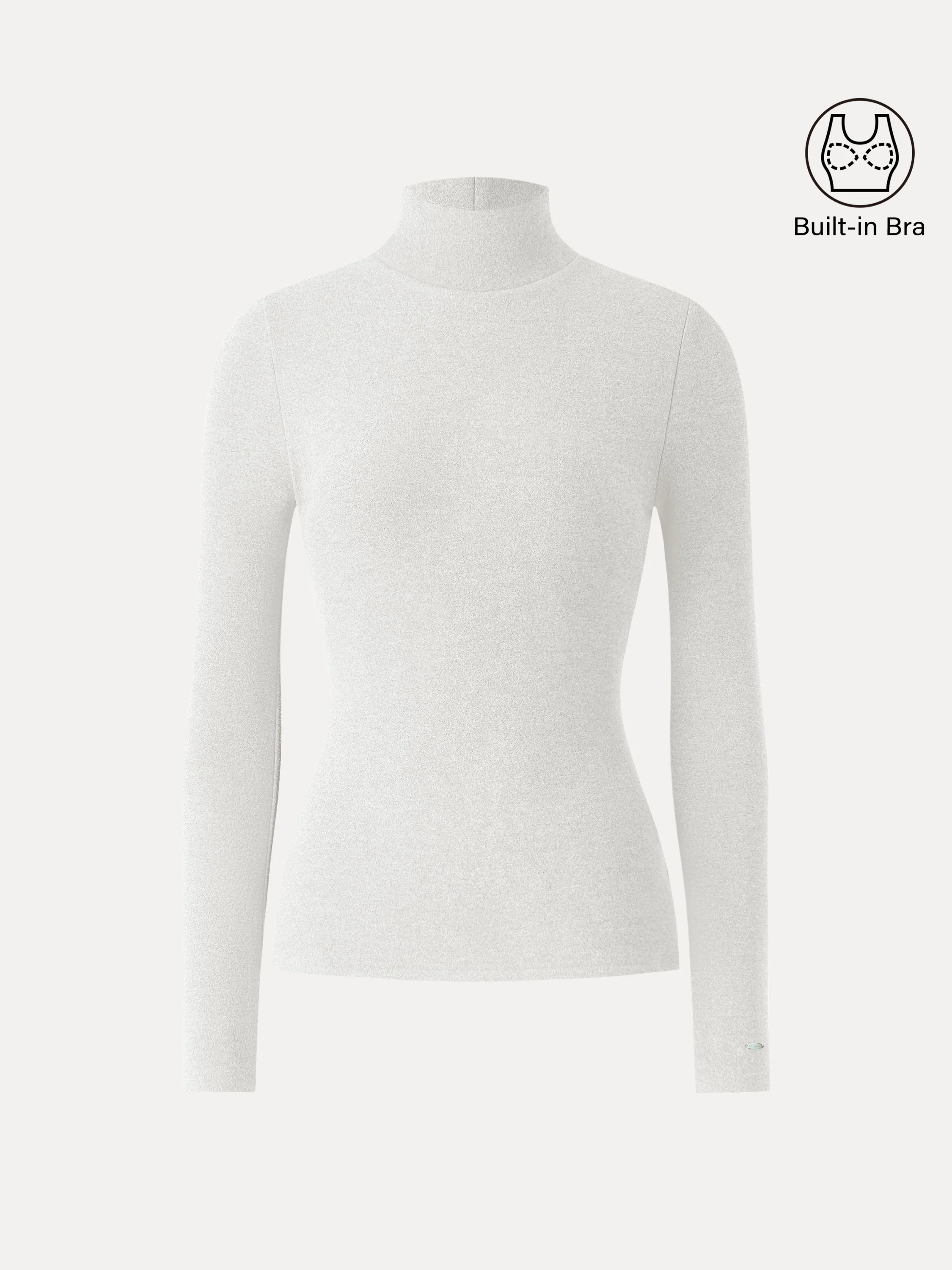 MaxWarm Turtleneck Long Sleeve Bra Top - Image 14