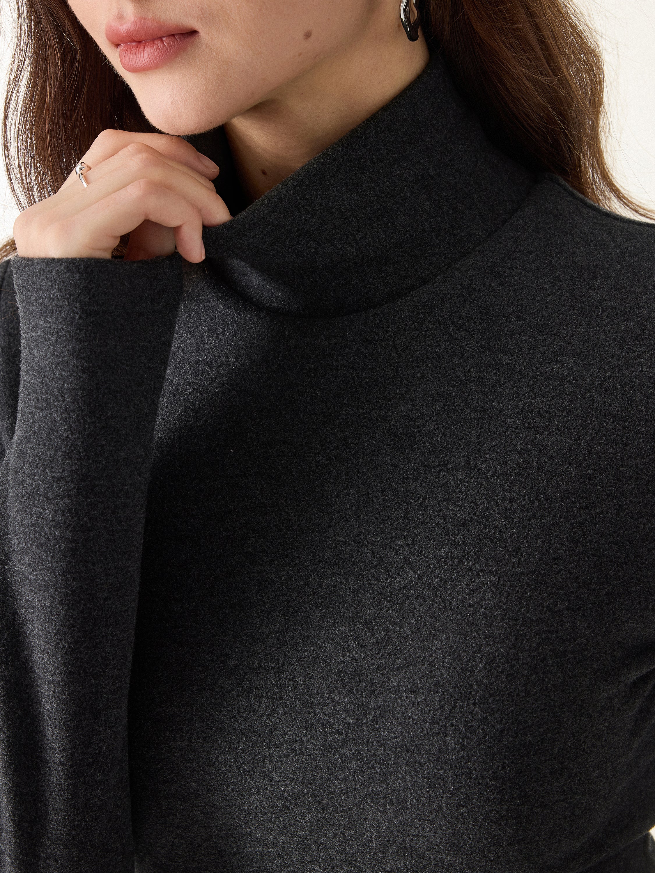 MaxWarm Turtleneck Long Sleeve Bra Top - Image 5