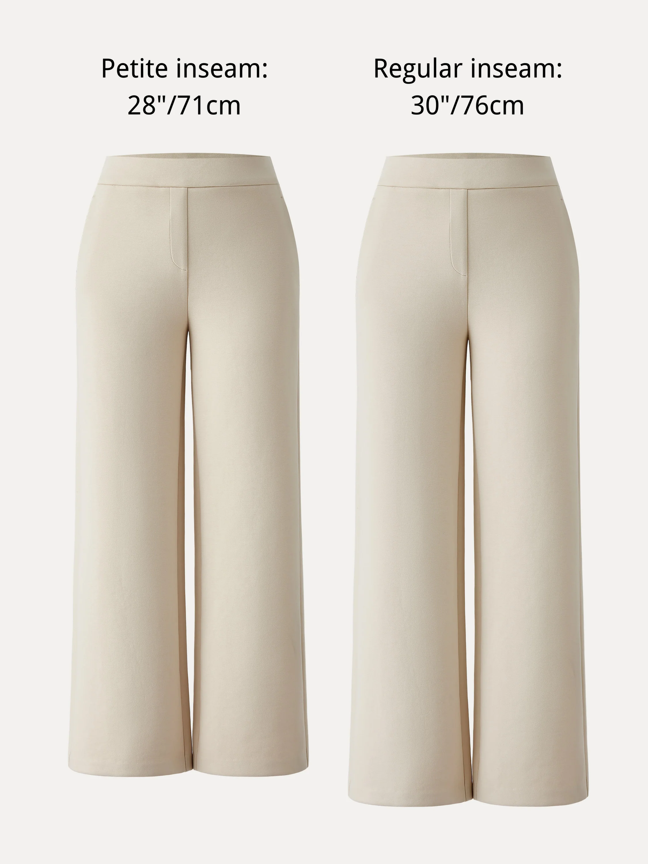 Textured Mid Rise Pull-on Straight Pant with Pockets - Image 10