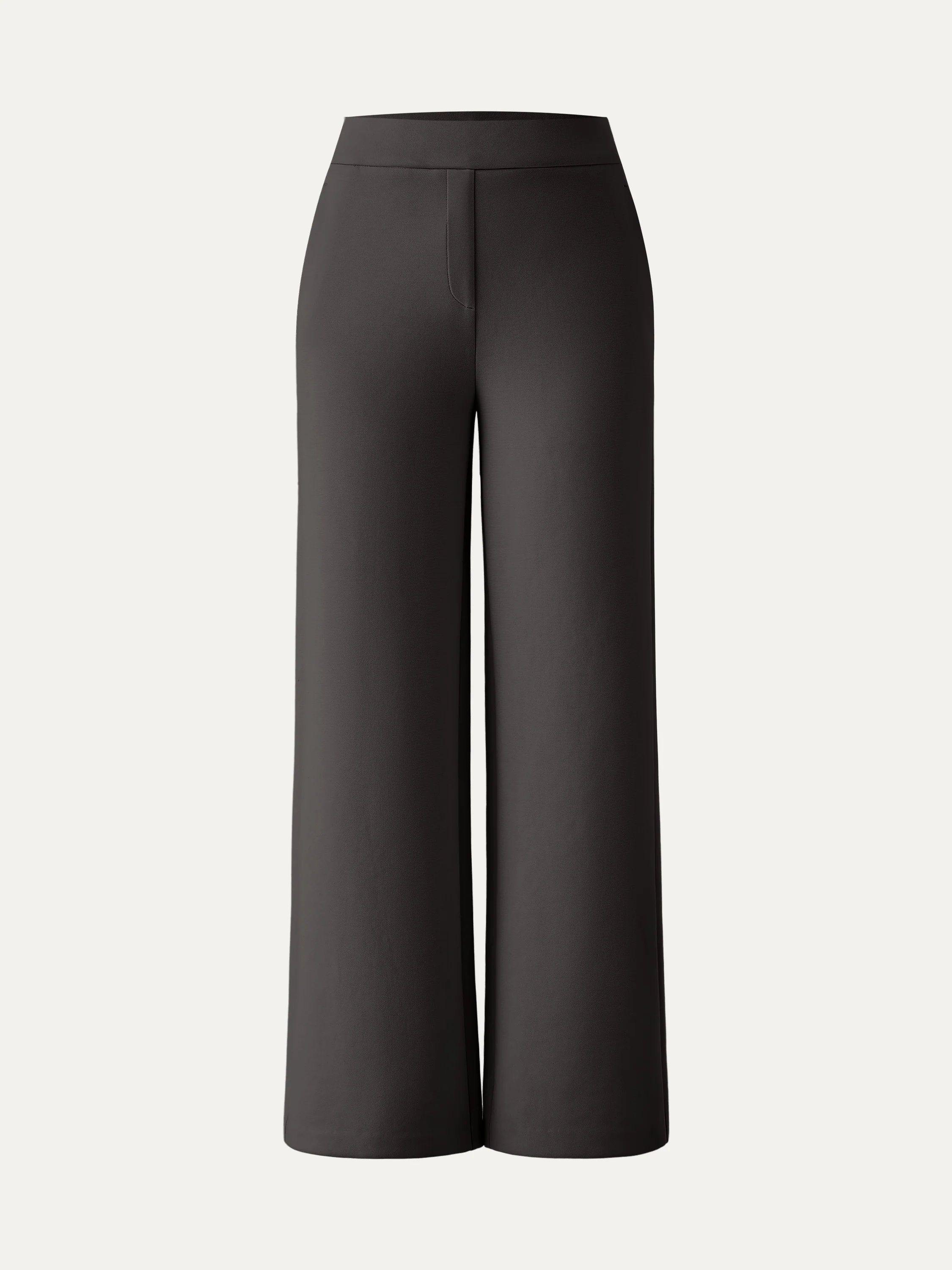 Textured Mid Rise Pull-on Straight Pant with Pockets - Image 11