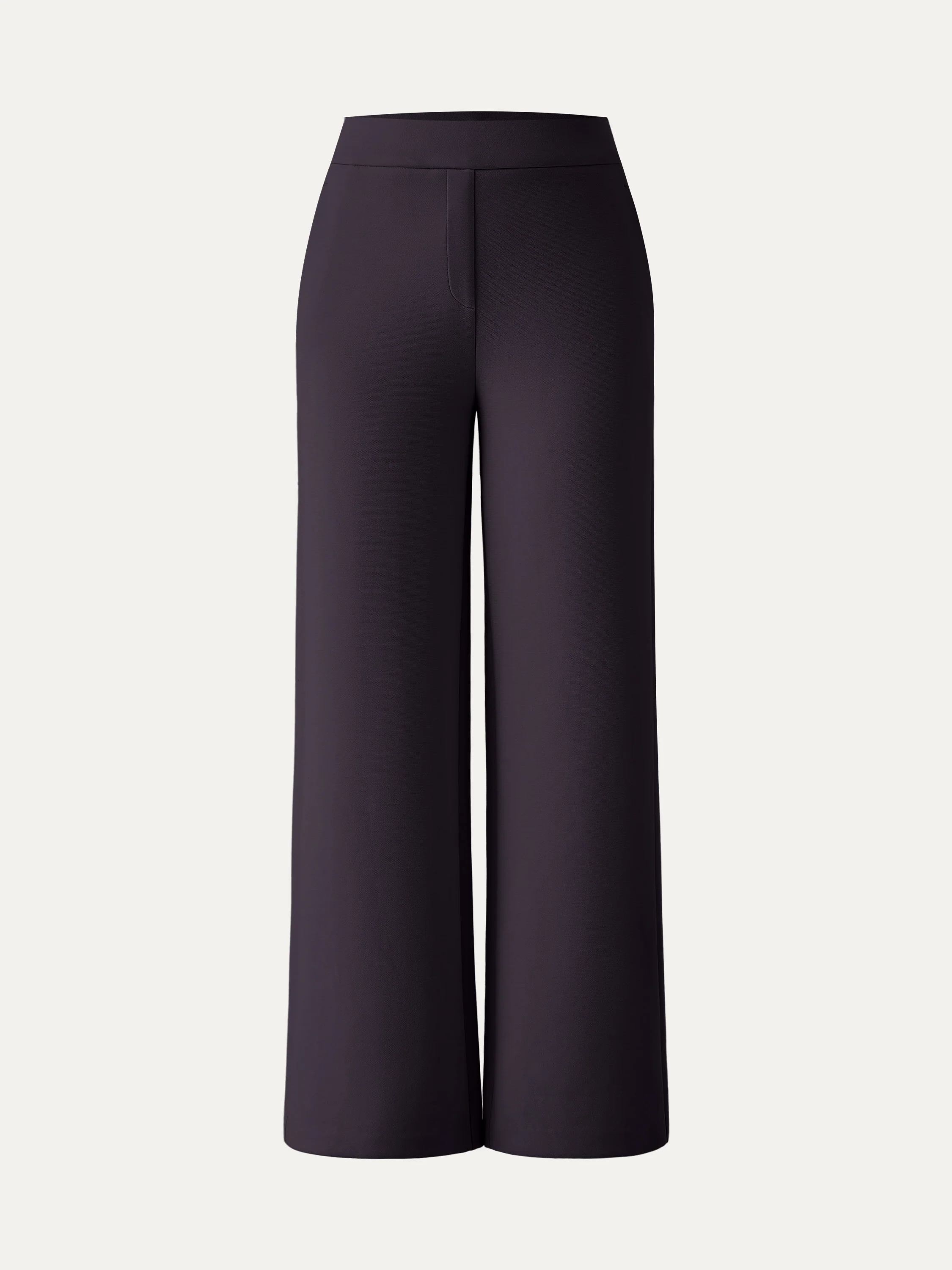 Textured Mid Rise Pull-on Straight Pant with Pockets - Image 12