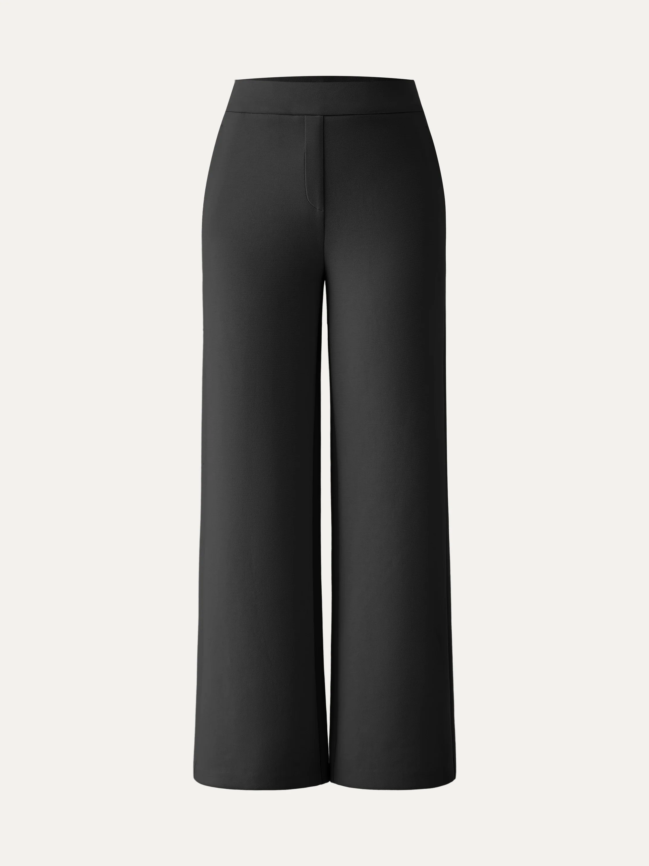 Textured Mid Rise Pull-on Straight Pant with Pockets - Image 16