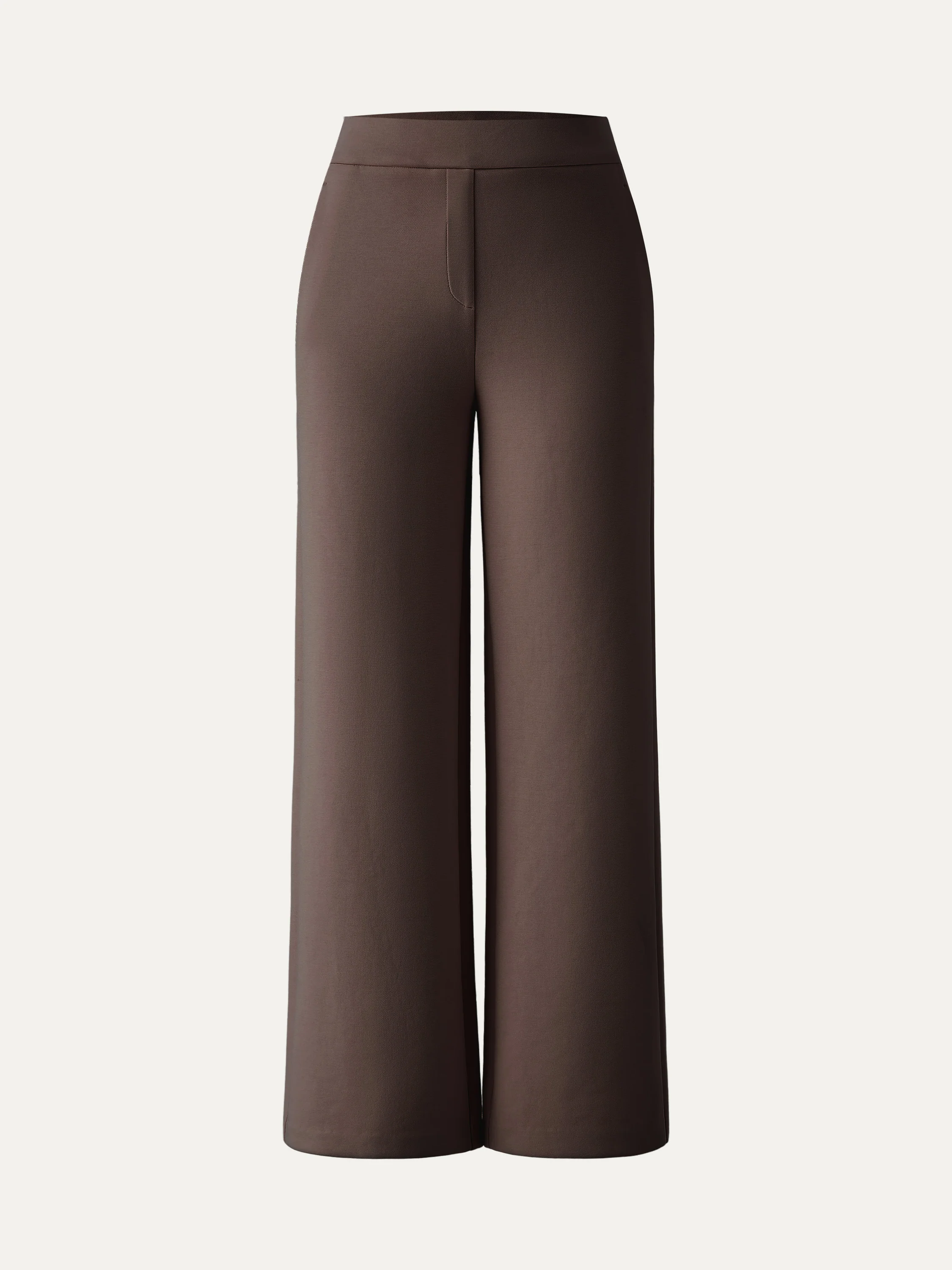 Textured Mid Rise Pull-on Straight Pant with Pockets - Image 18