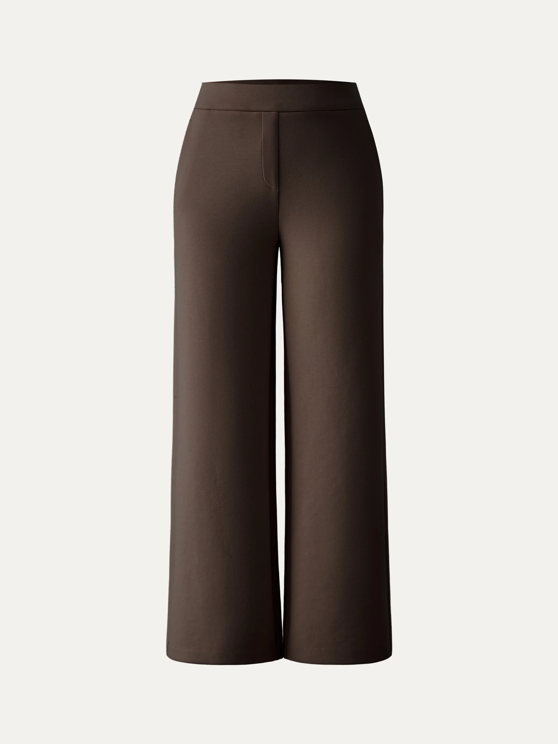 Textured Mid Rise Pull-on Straight Pant with Pockets - Image 19