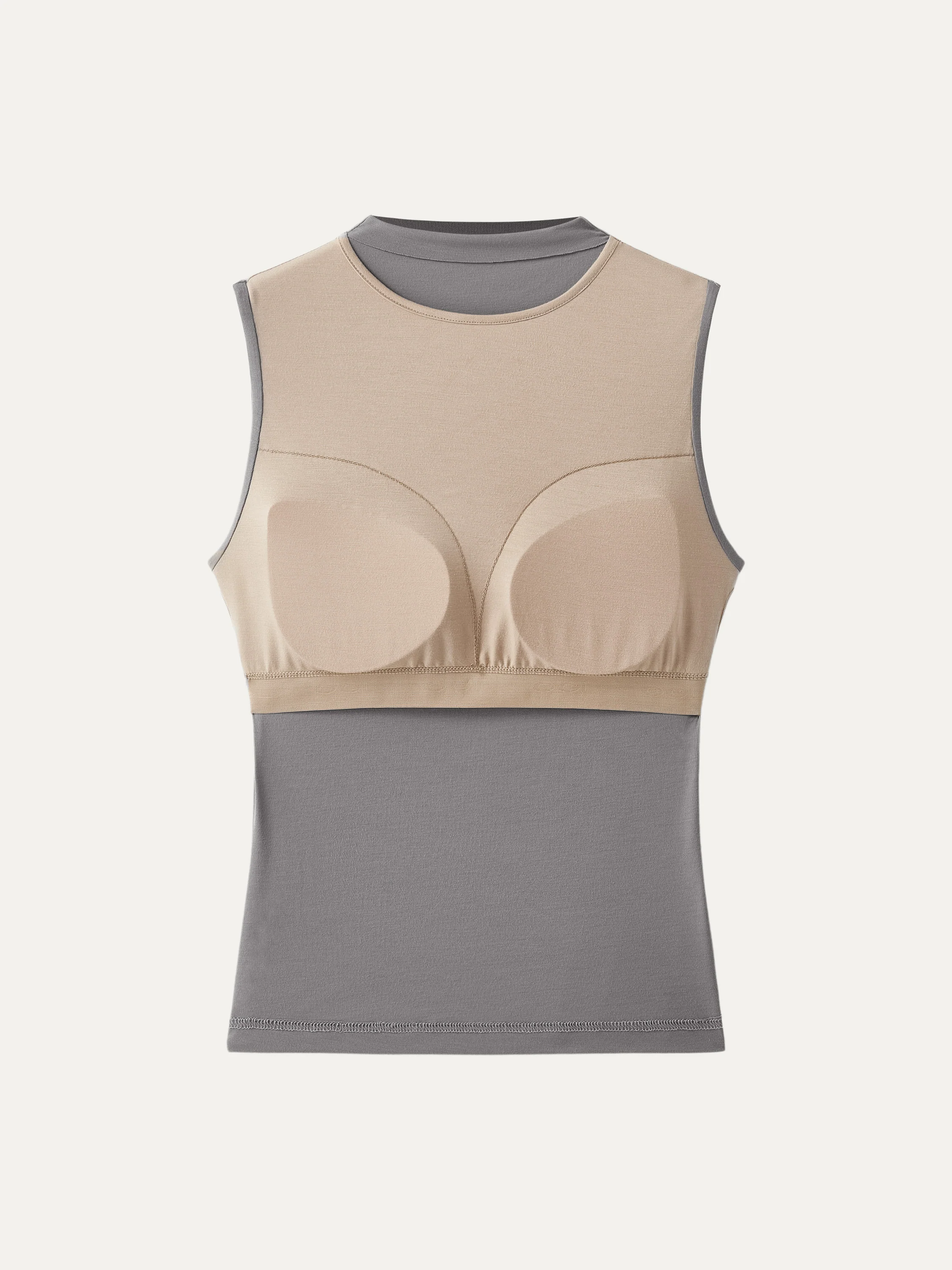 Mockneck New Airy Bra Tank - Image 16