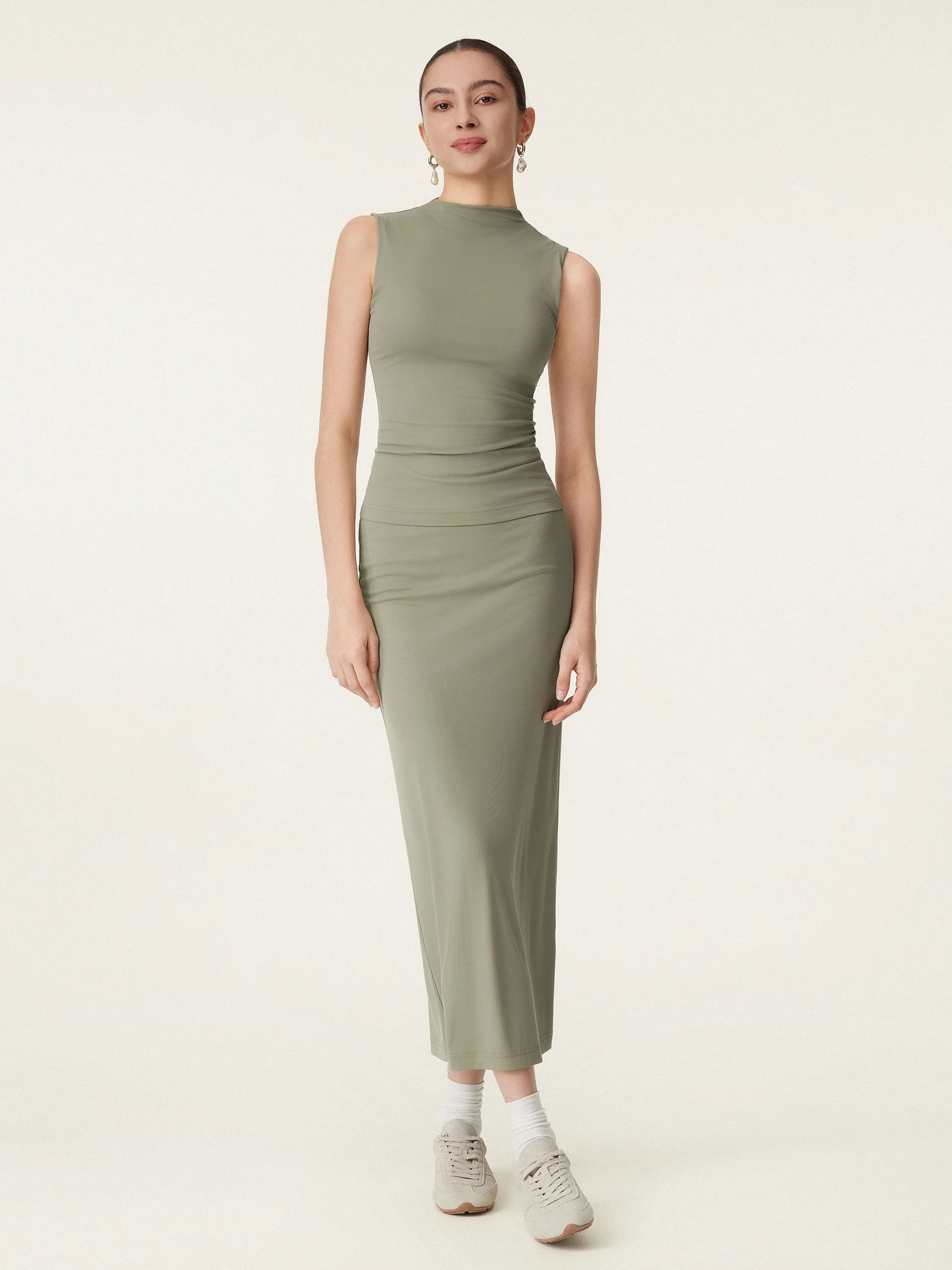 Mockneck New Airy Bra Tank - Image 3