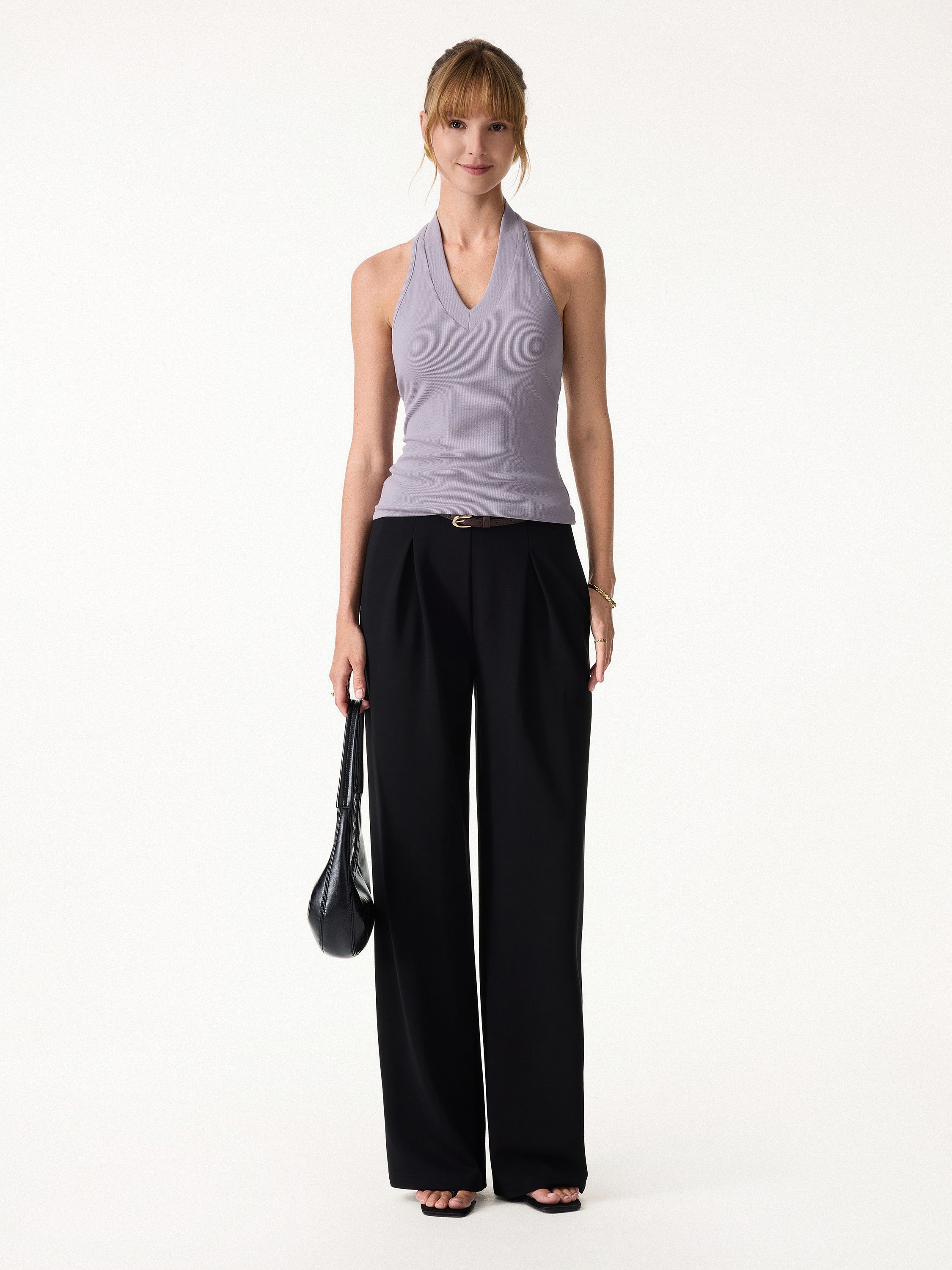 Plantive Halter Neck Open Back Bra Tank - Image 3