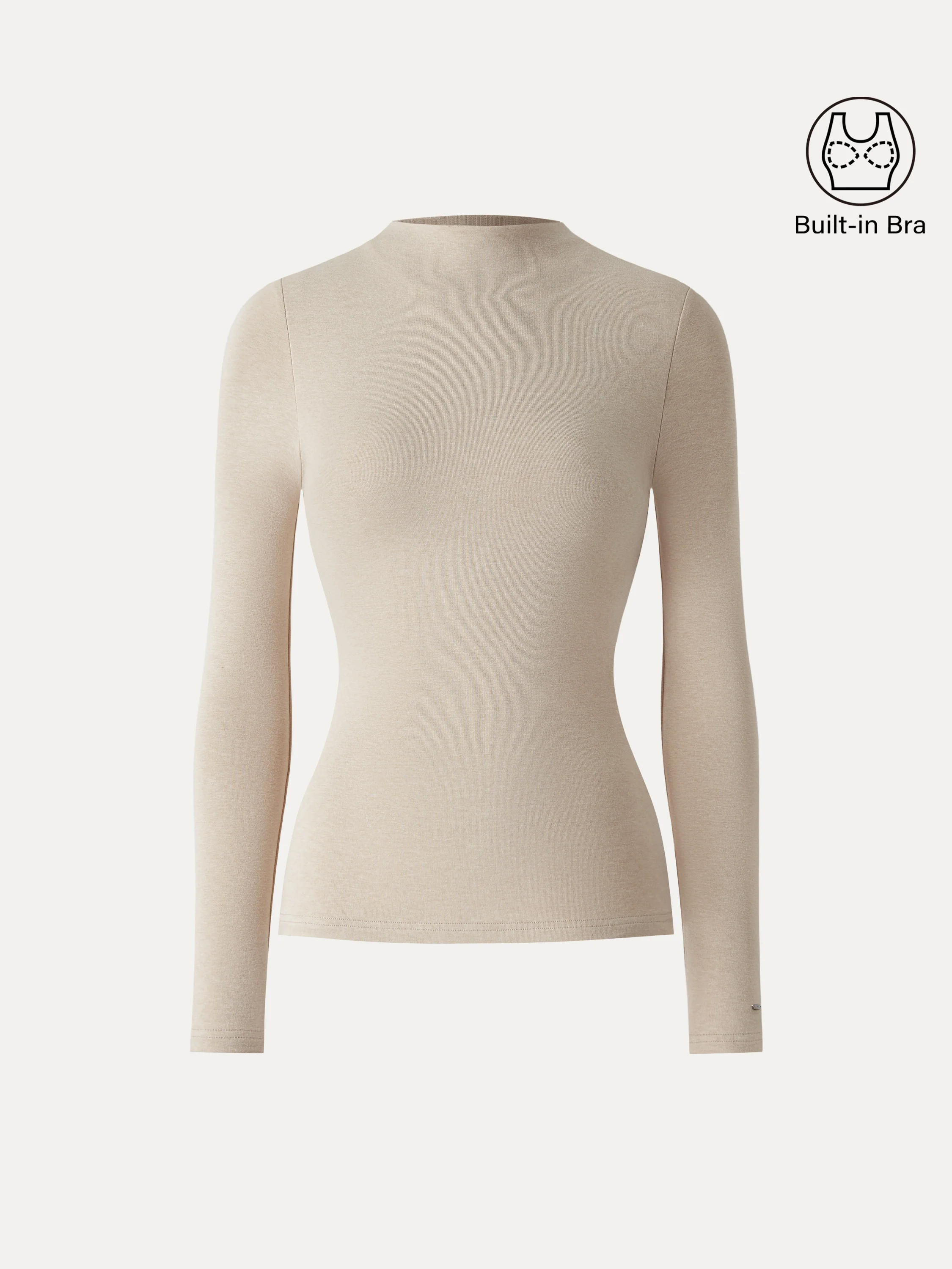 ProWarm Mockneck Long Sleeve Bra Top - Image 10