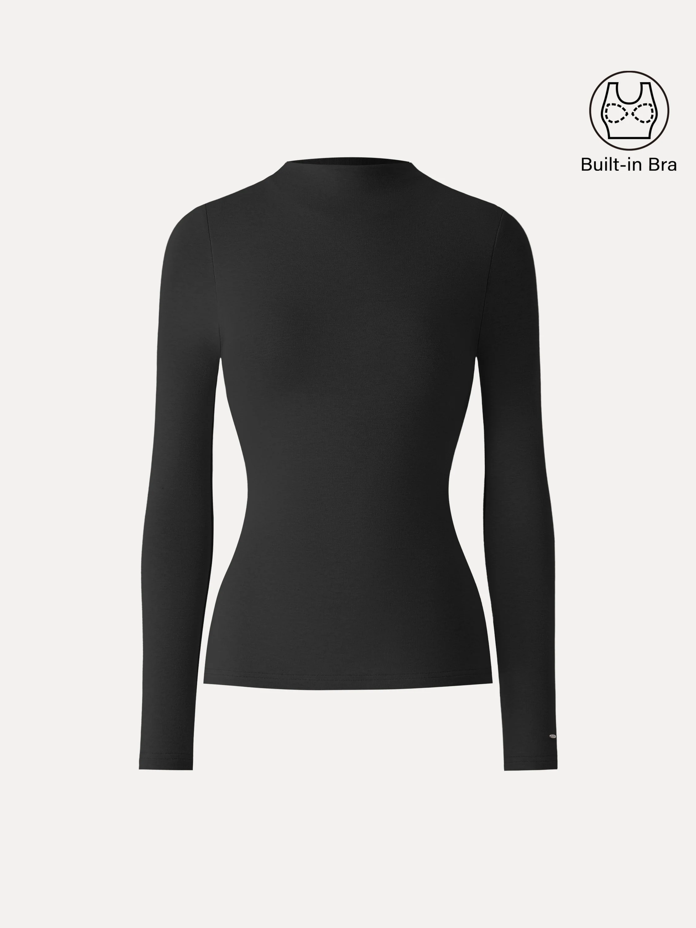 ProWarm Mockneck Long Sleeve Bra Top - Image 13
