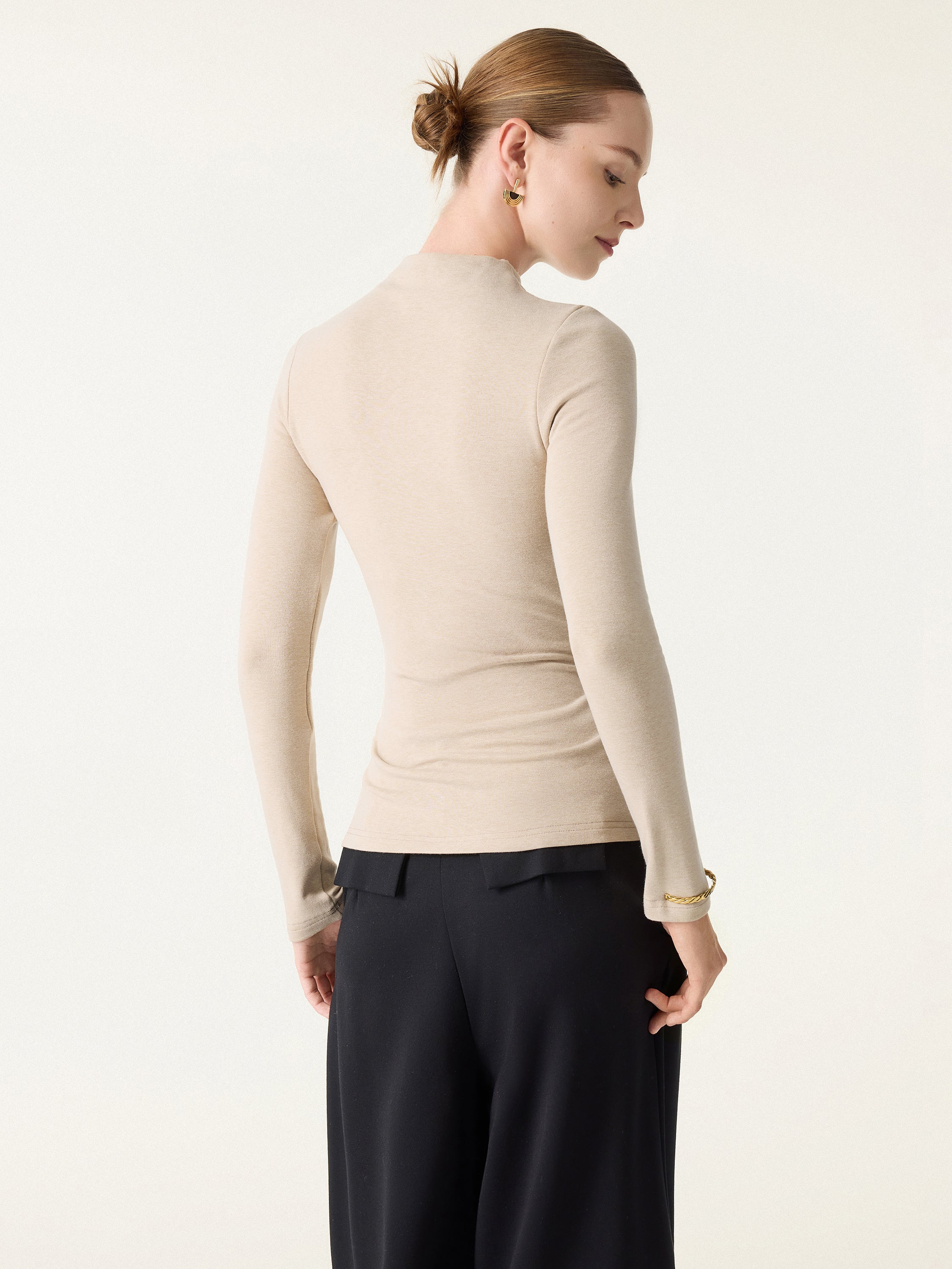 ProWarm Mockneck Long Sleeve Bra Top - Image 7