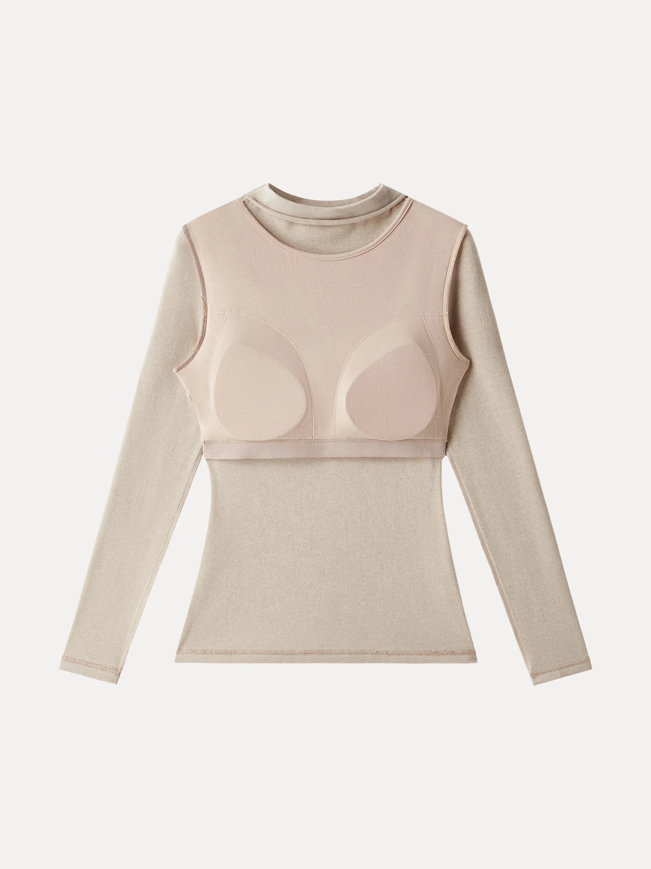 ProWarm Mockneck Long Sleeve Bra Top - Image 8