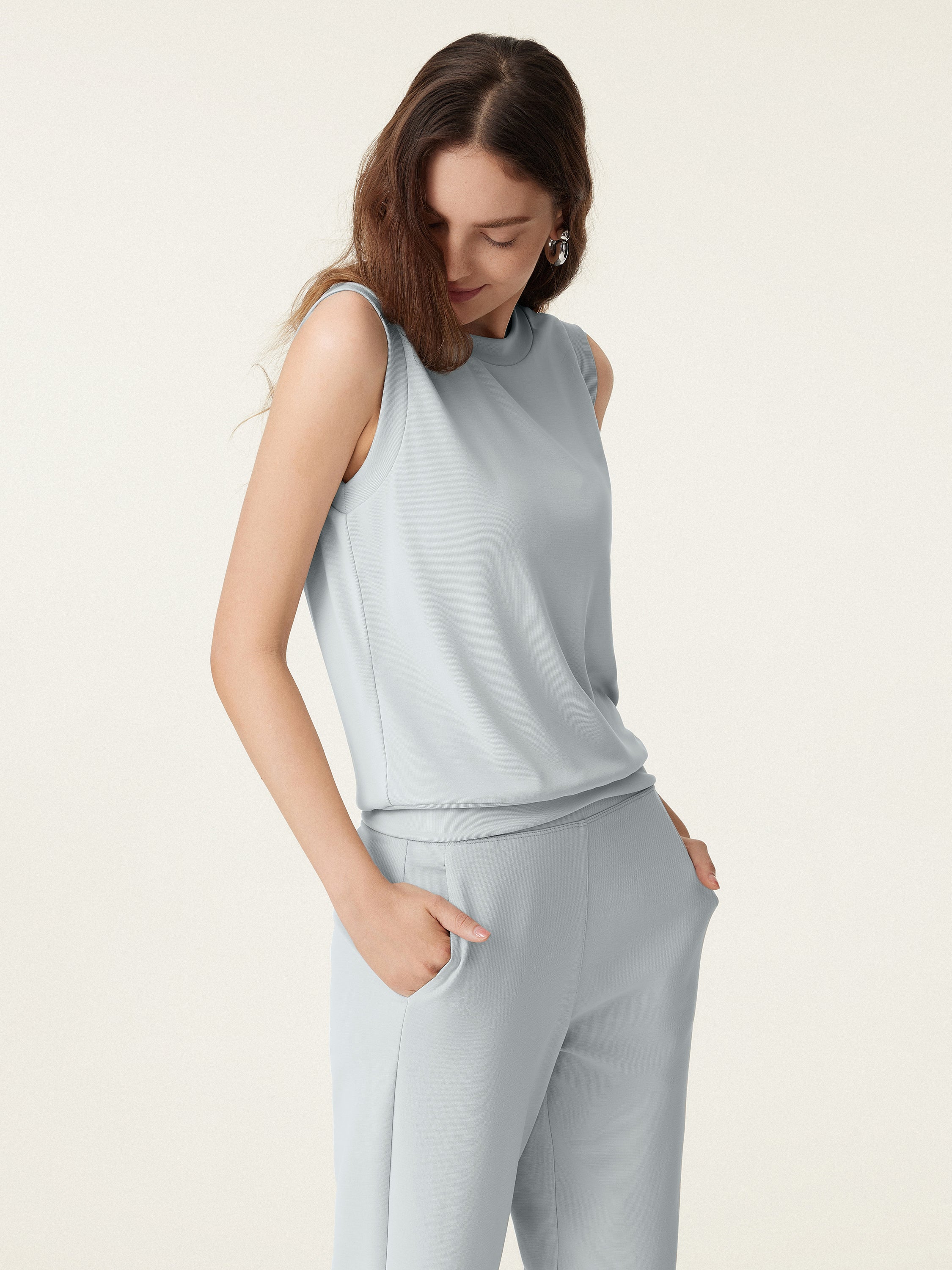 Sandwashed Crew Neck Top - Image 5