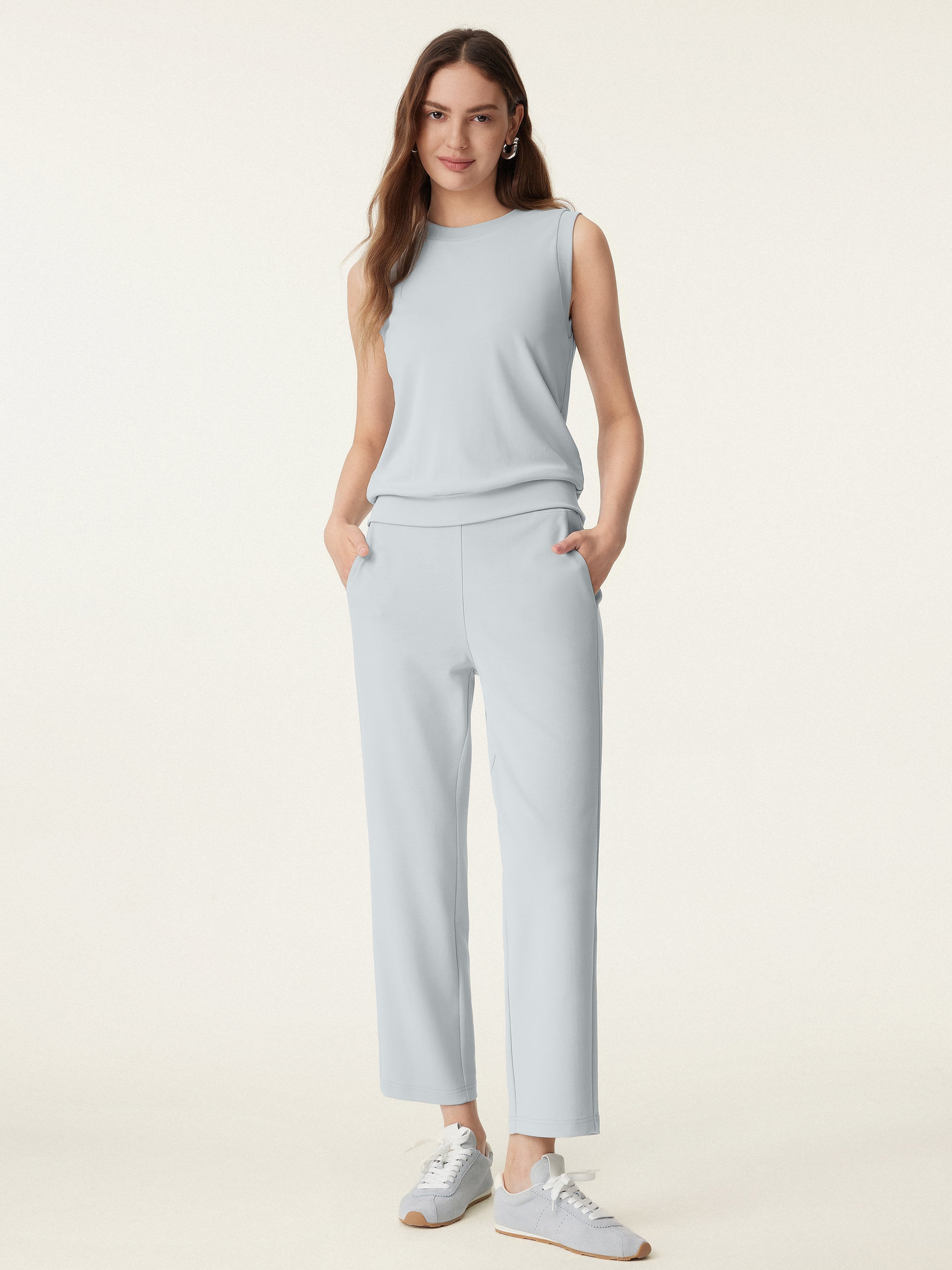 Sandwashed Crew Neck Top - Image 6