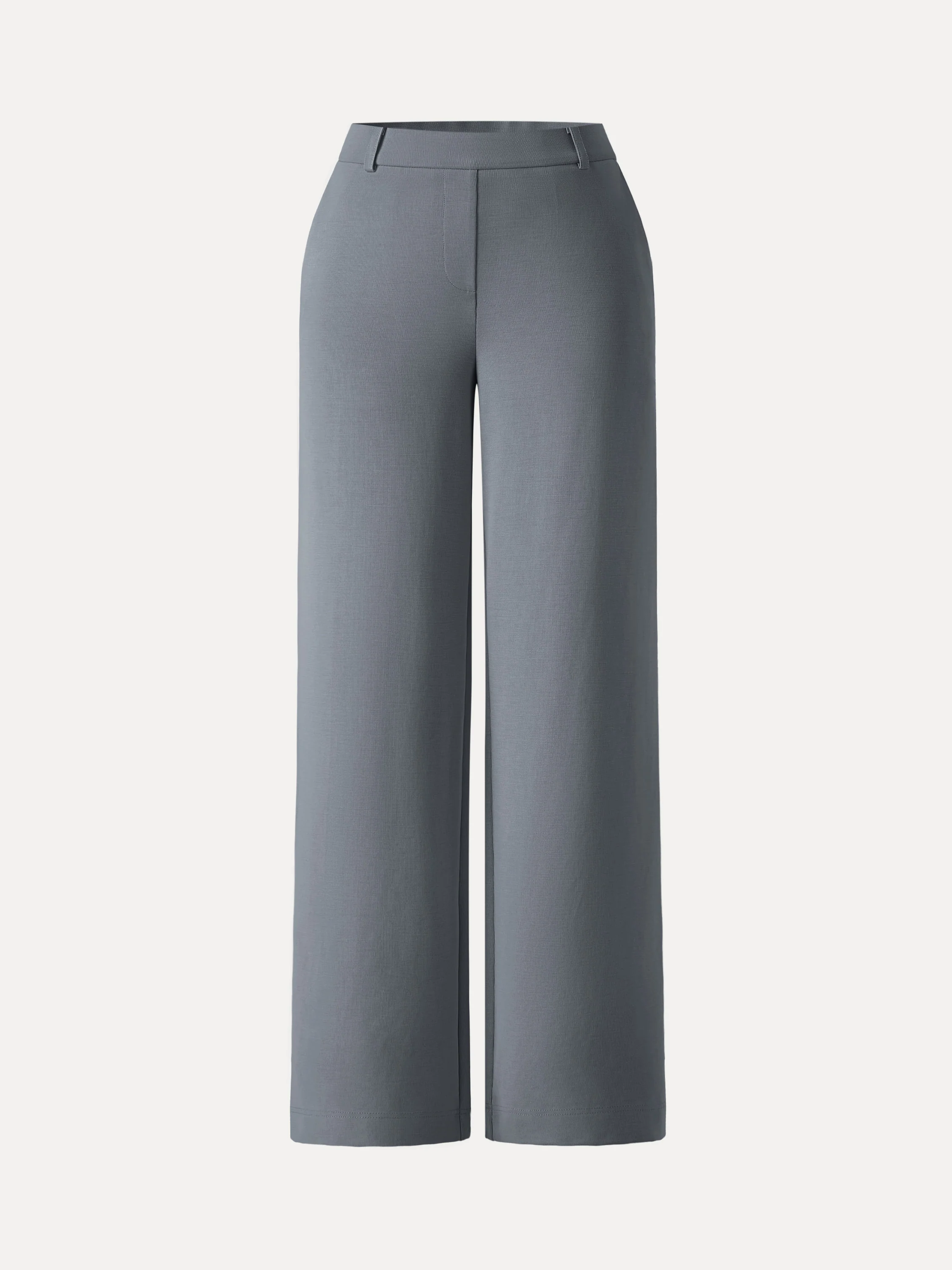 Sandwashed Lyocell Drapey Mid Rise Wide Leg Pull-on Pants - Image 5