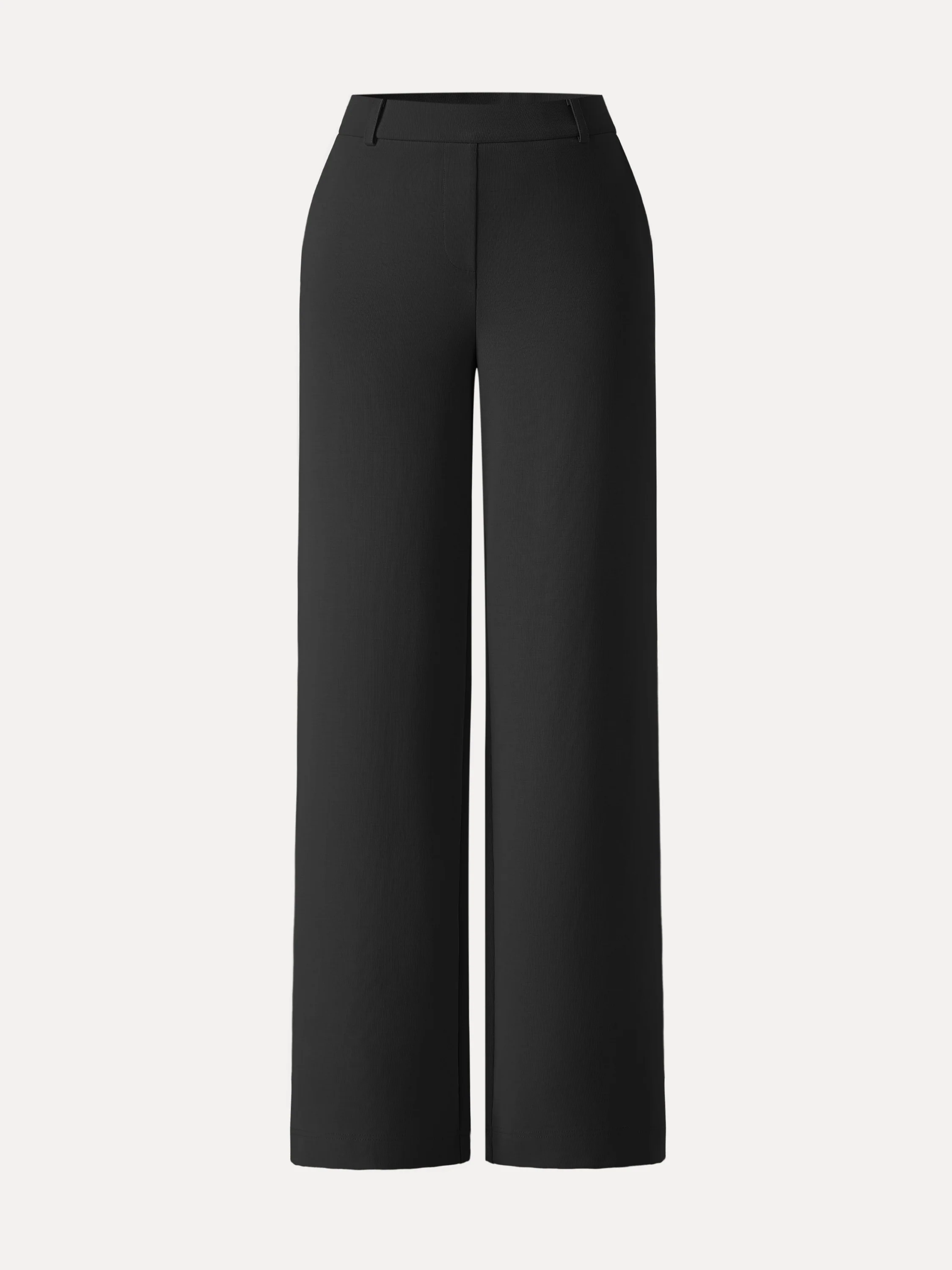 Sandwashed Lyocell Drapey Mid Rise Wide Leg Pull-on Pants - Image 6