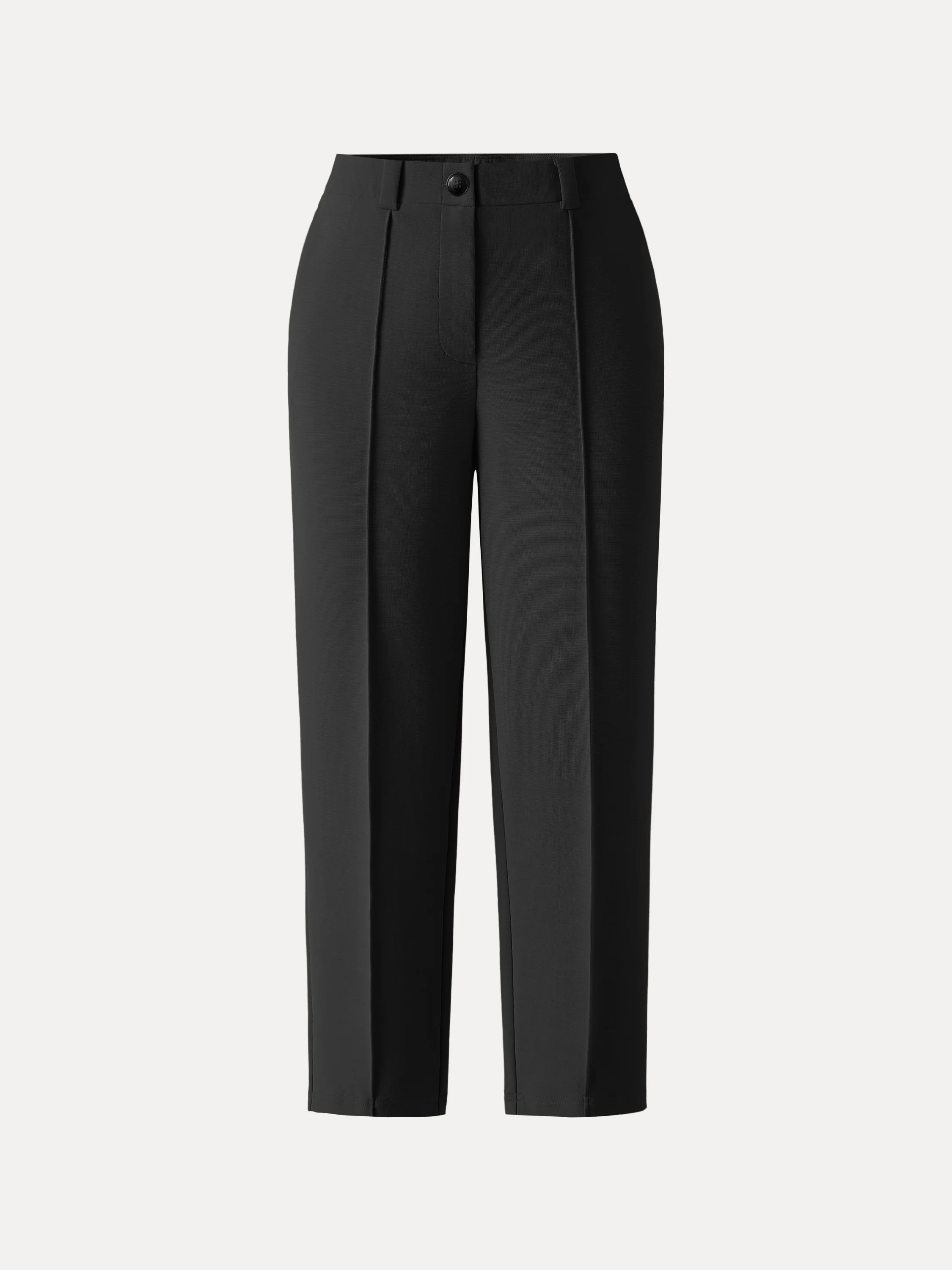 Sandwashed Modal Mid Rise Tapered Leg Pants with Pockets - Image 10