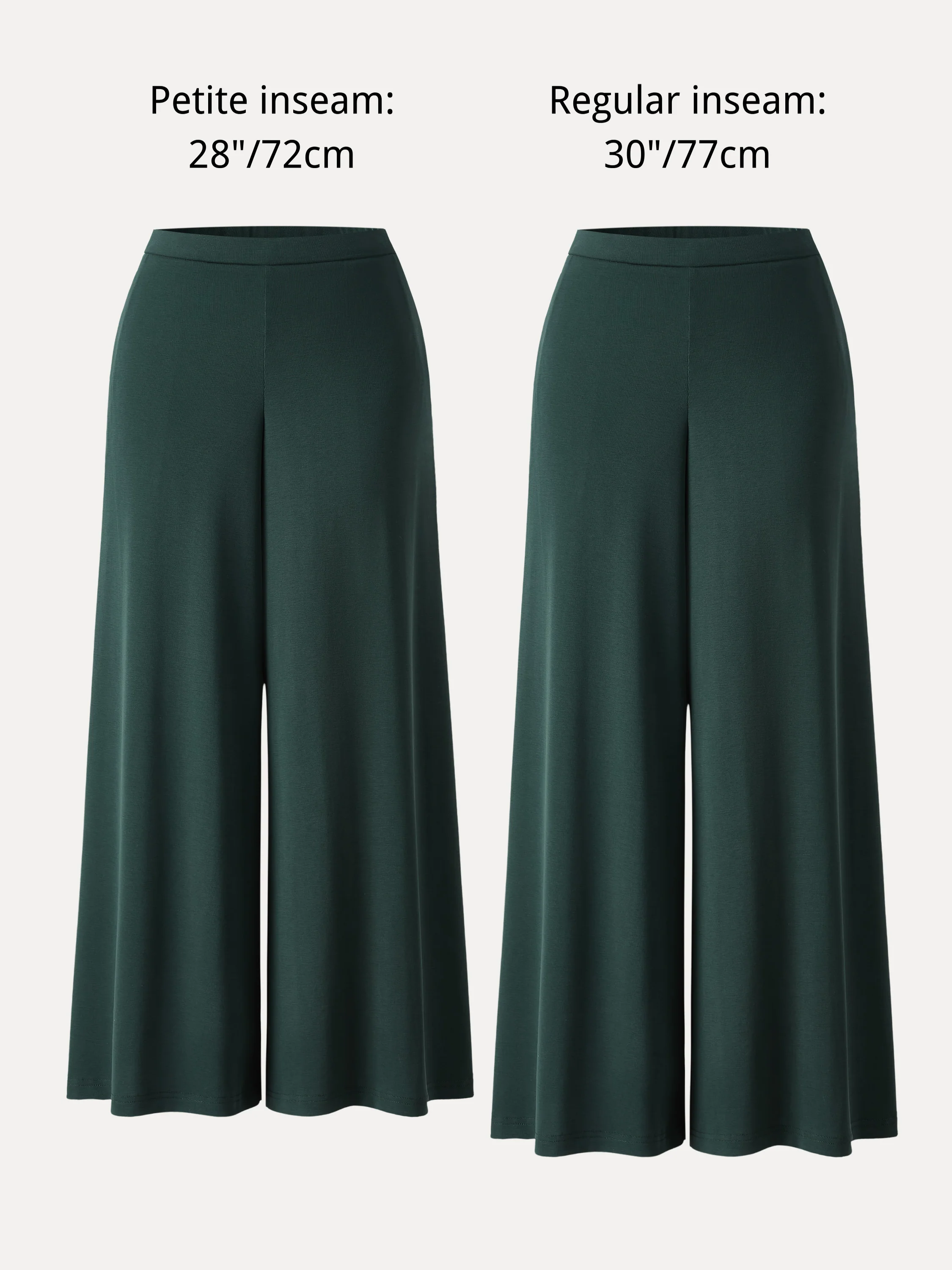 Sandwashed Modal Super Flowy Mid Rise Palazzo Pants with Pockets - Image 12