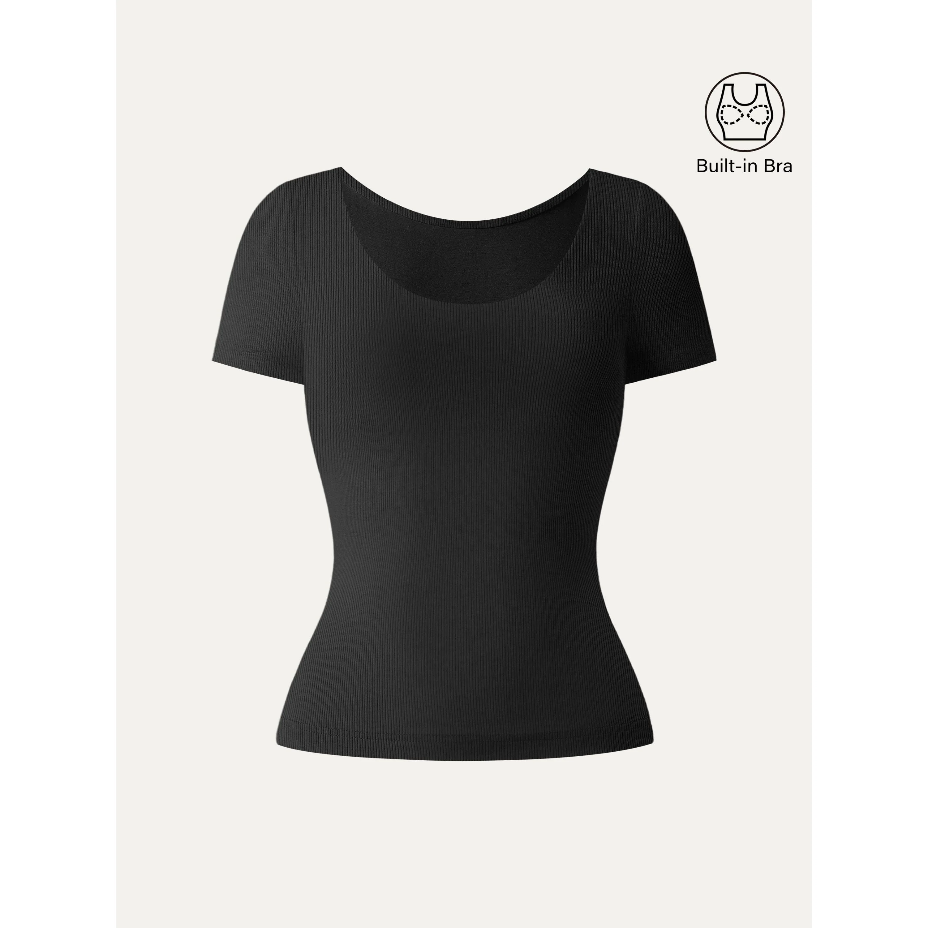 Scoop Neck Cotton New Airy Bra Top - Image 7