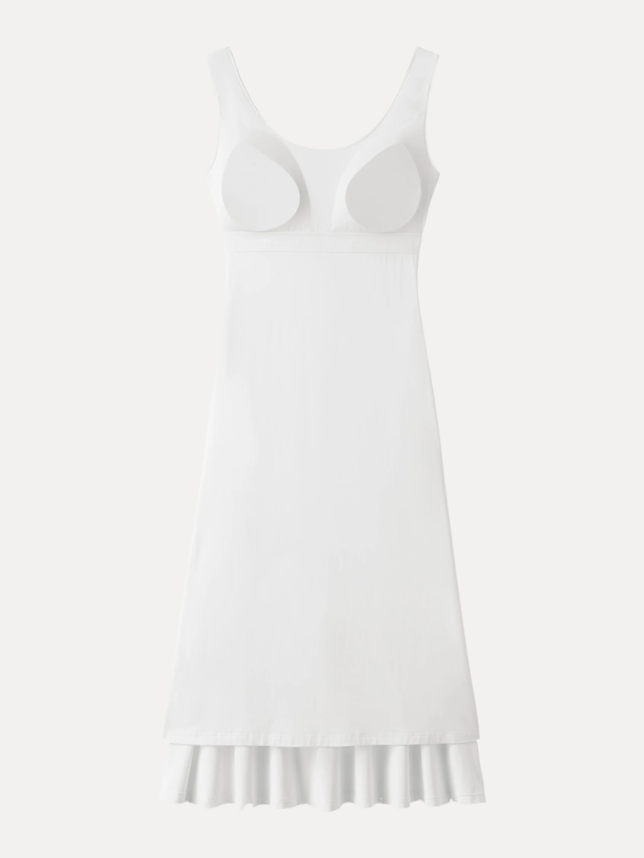 Scoop Neck Midi Low Back Bra Dress - Image 9