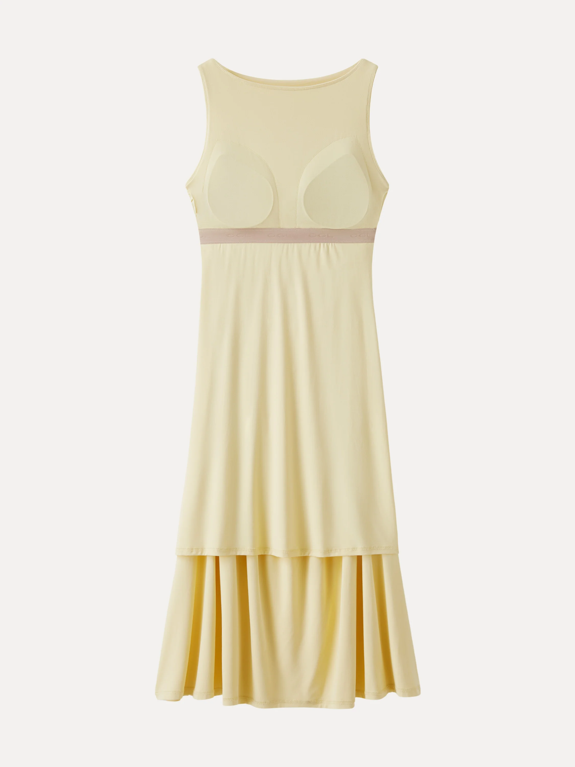 SkinKiss Cooling Boatneck Ruched Midi Bra Dress - Image 8
