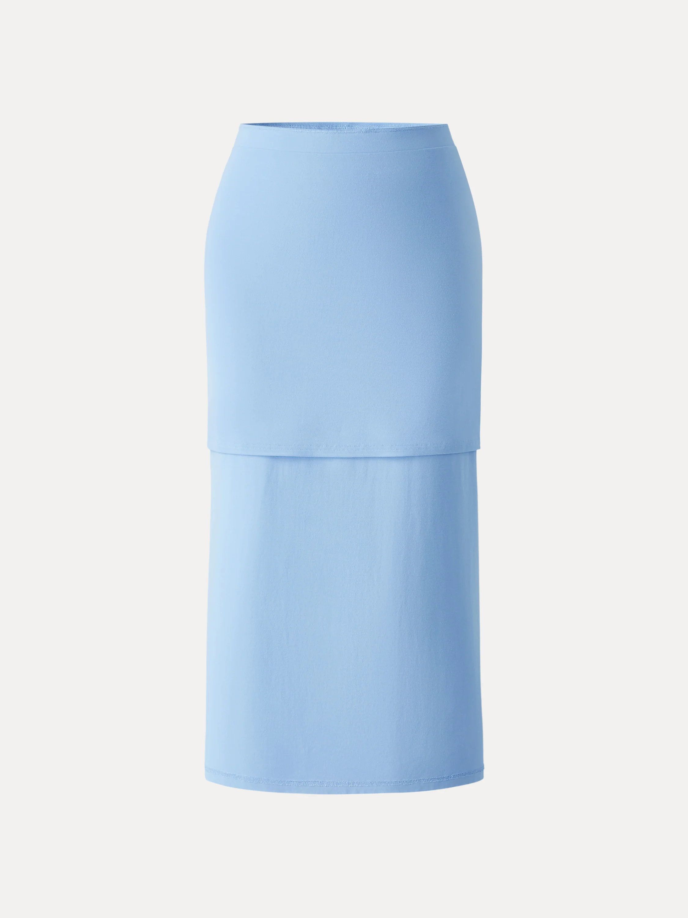 SkinKiss Cooling Fold-Down Waistband Midi Column Skirt - Image 7