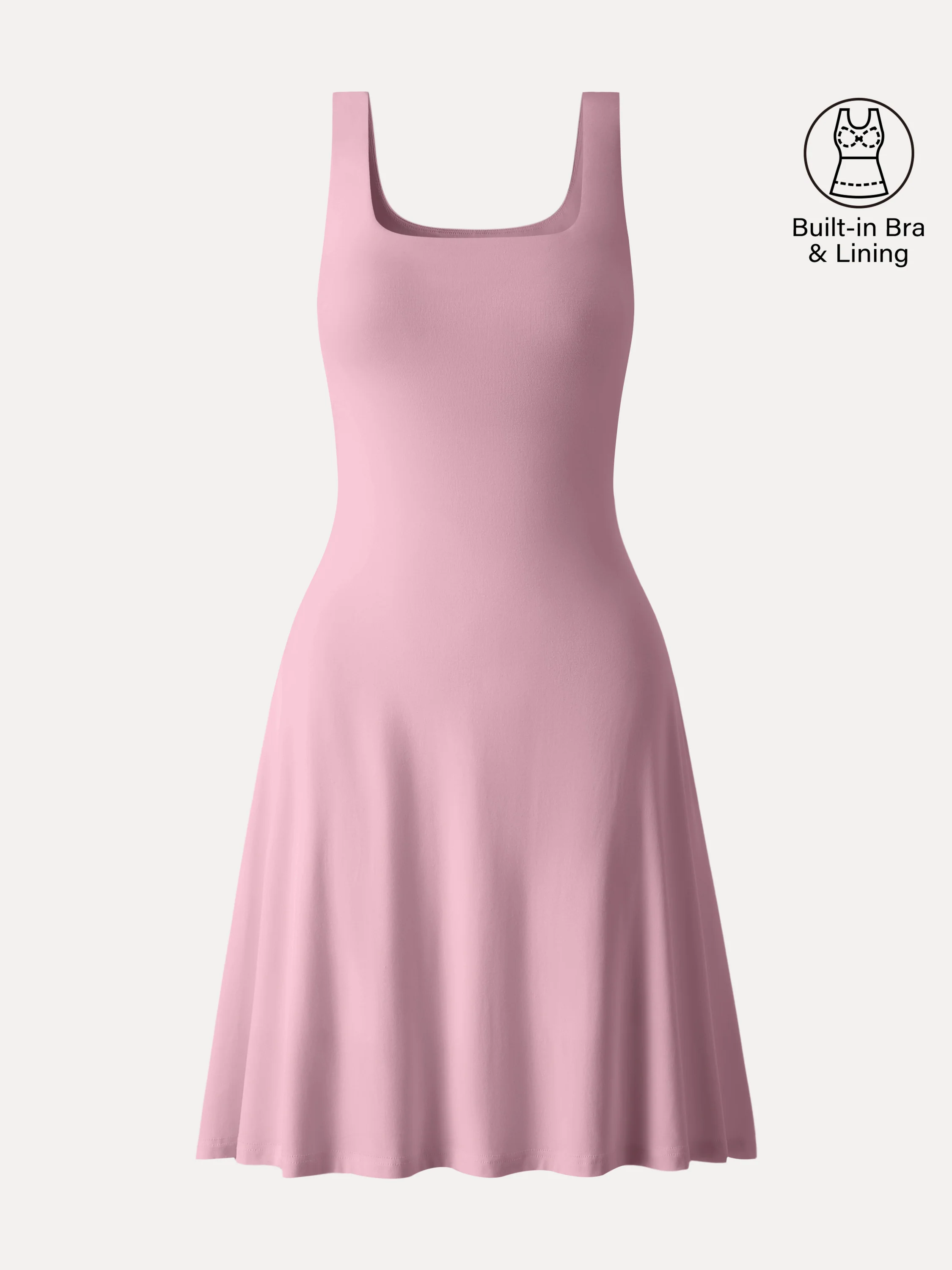 SkinKiss Cooling Square Neck Mini Bra Dress - Image 12