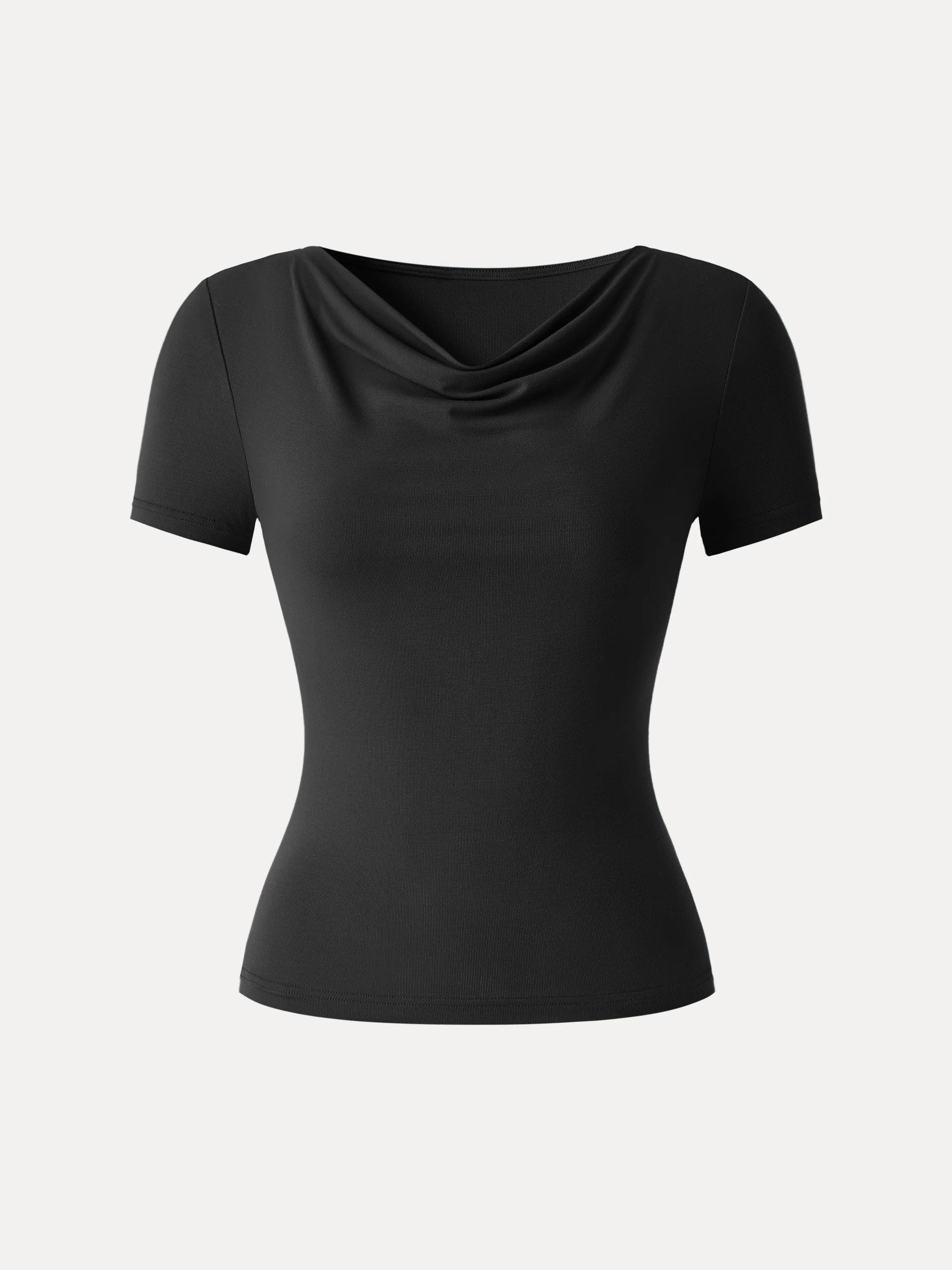 SkinKiss Multi-Wear Cowl Neck Cooling Summer Tee - Image 11