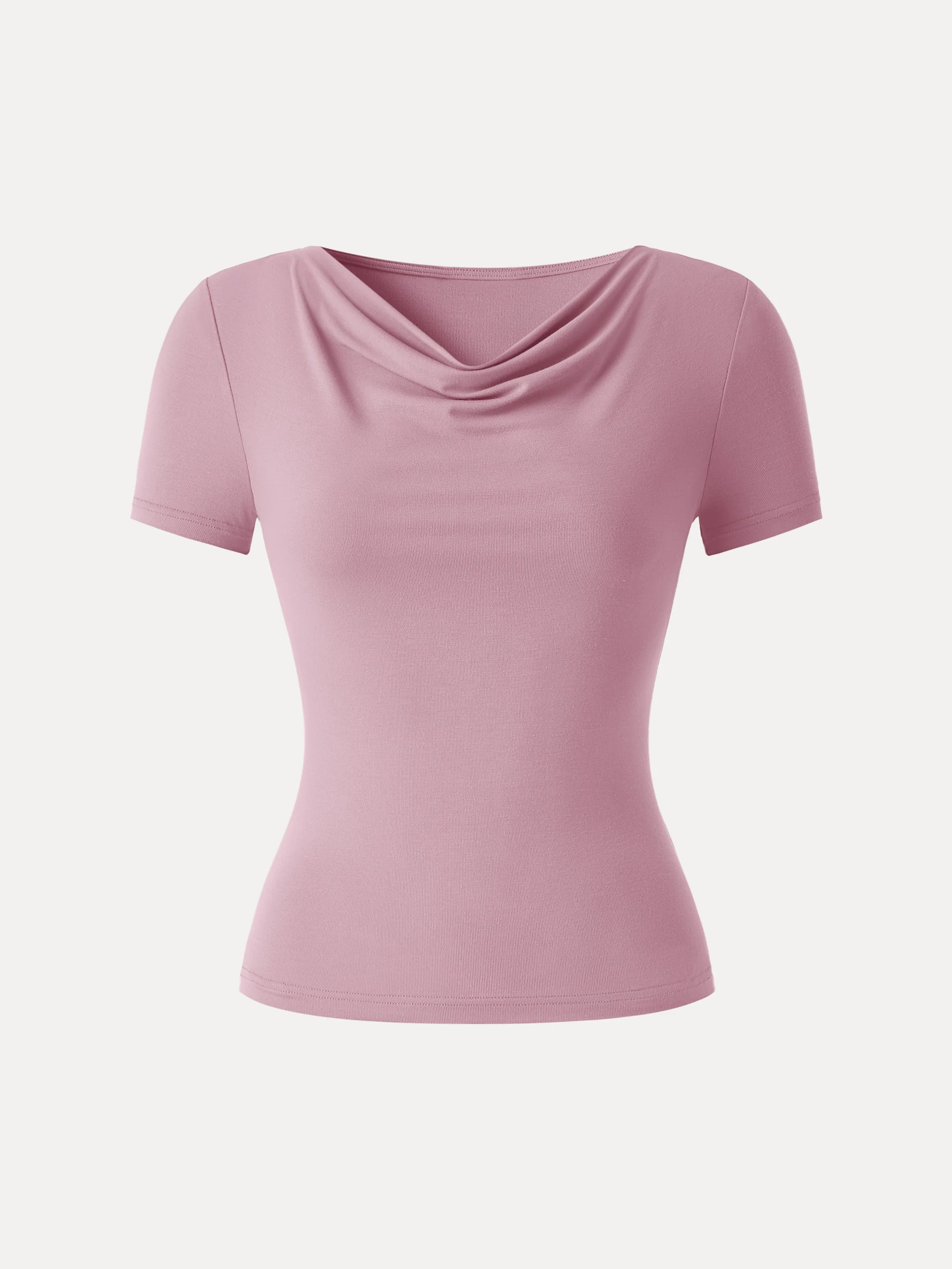 SkinKiss Multi-Wear Cowl Neck Cooling Summer Tee - Image 2