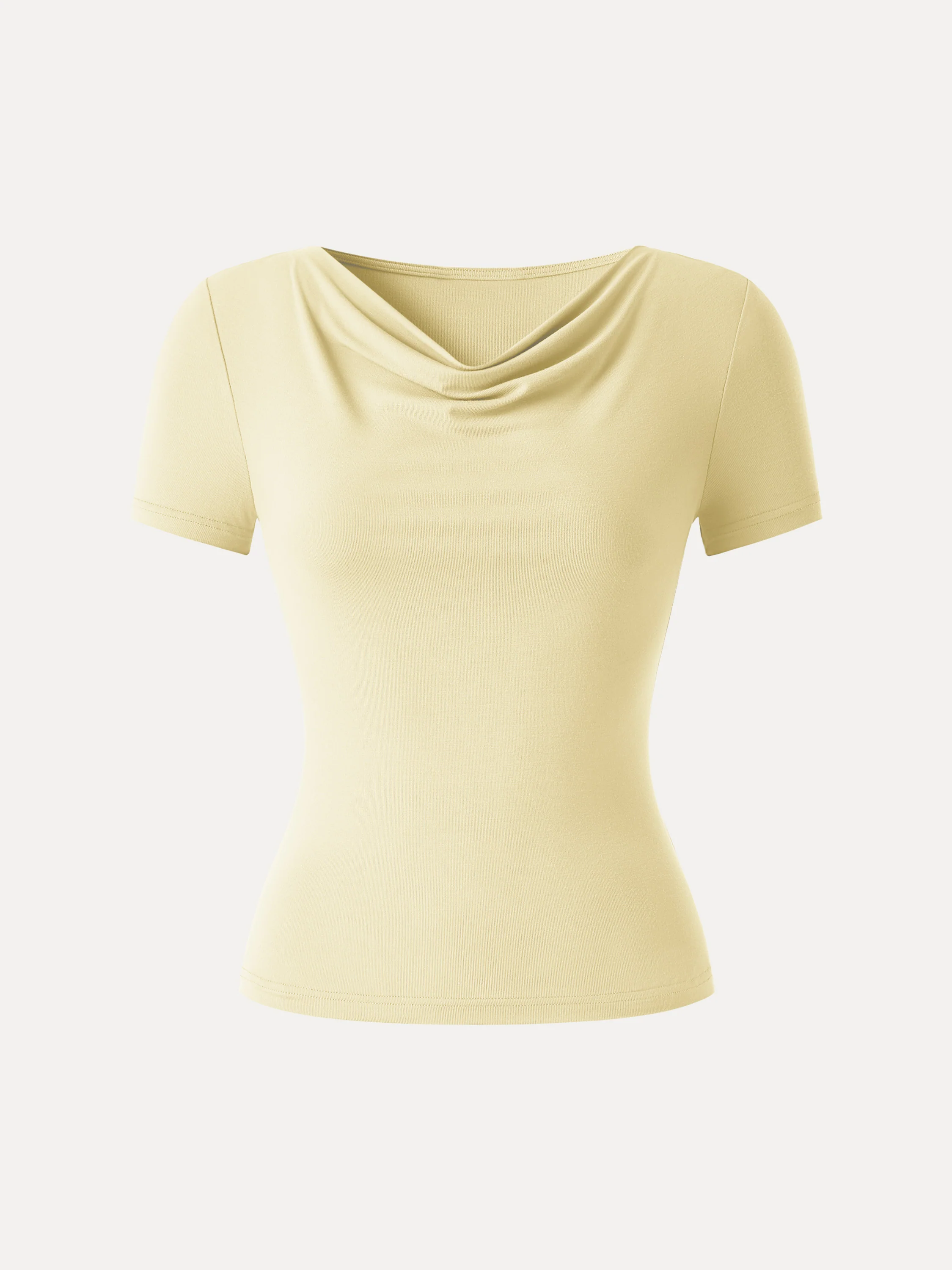 SkinKiss Multi-Wear Cowl Neck Cooling Summer Tee - Image 9