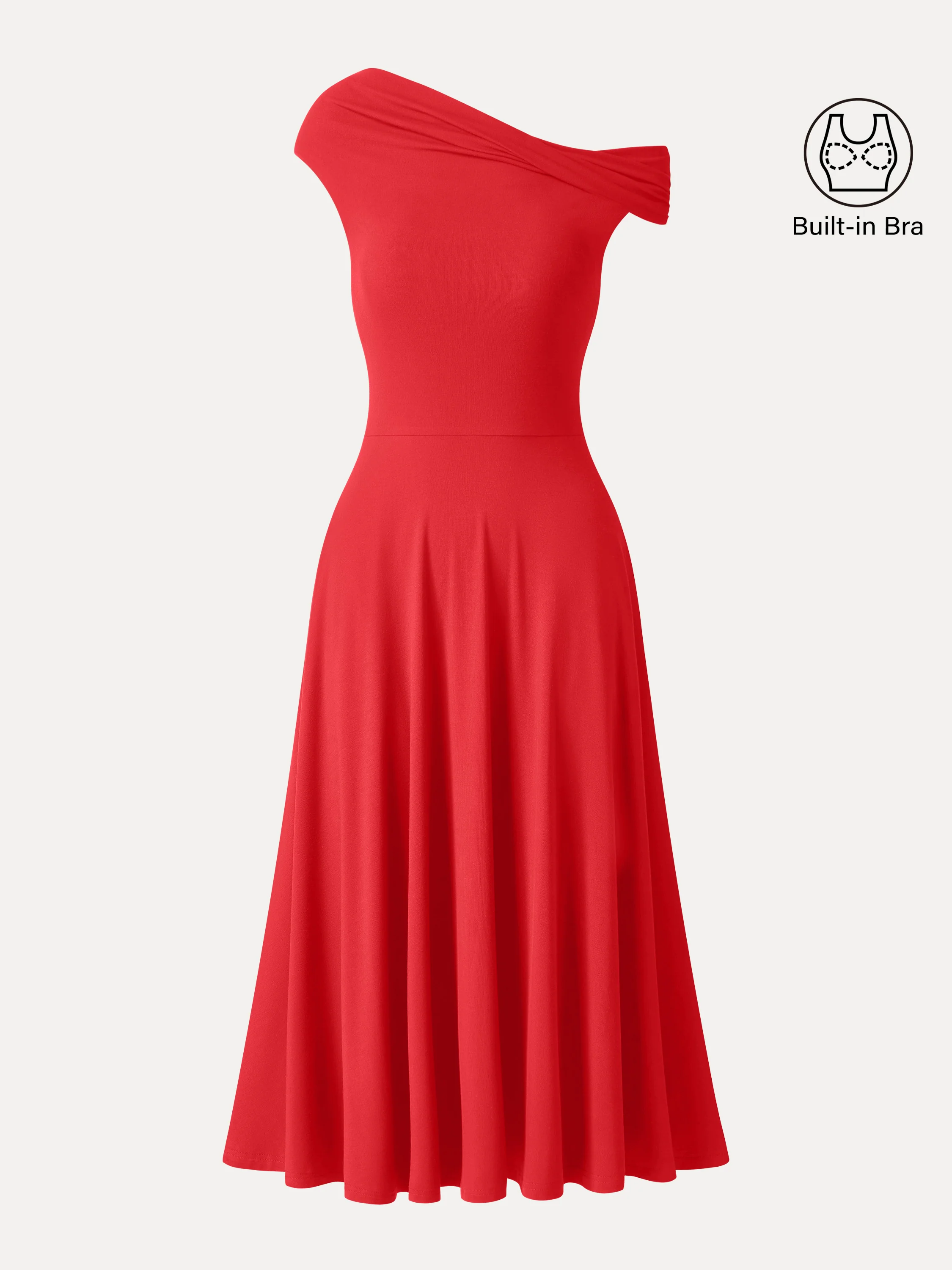 SkinKiss Multi-Wear Midi Bra Dress with Pockets - Image 14