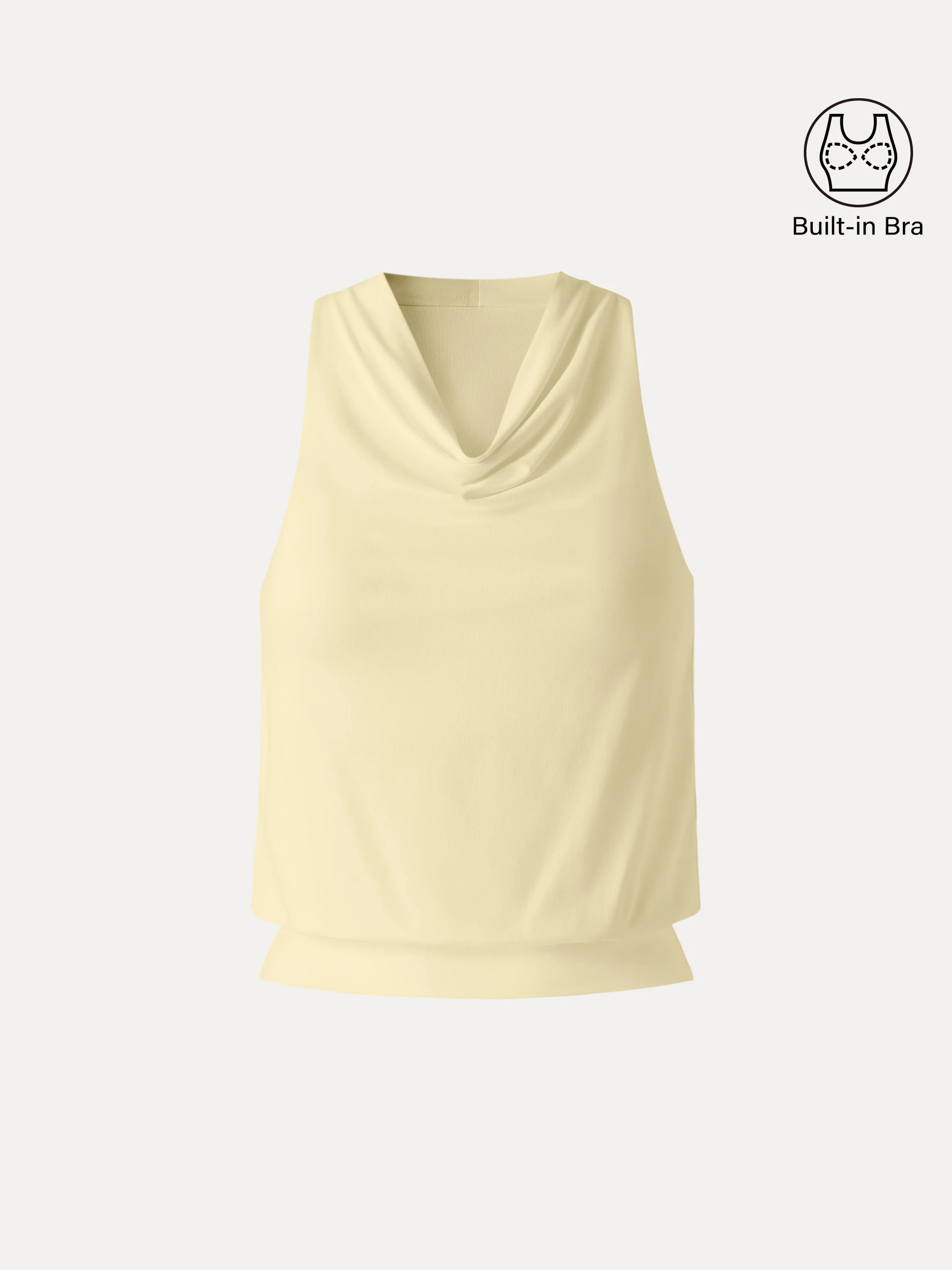 SkinKiss Not-See-Thru Halter Cowl Neck Bra Top - Image 10